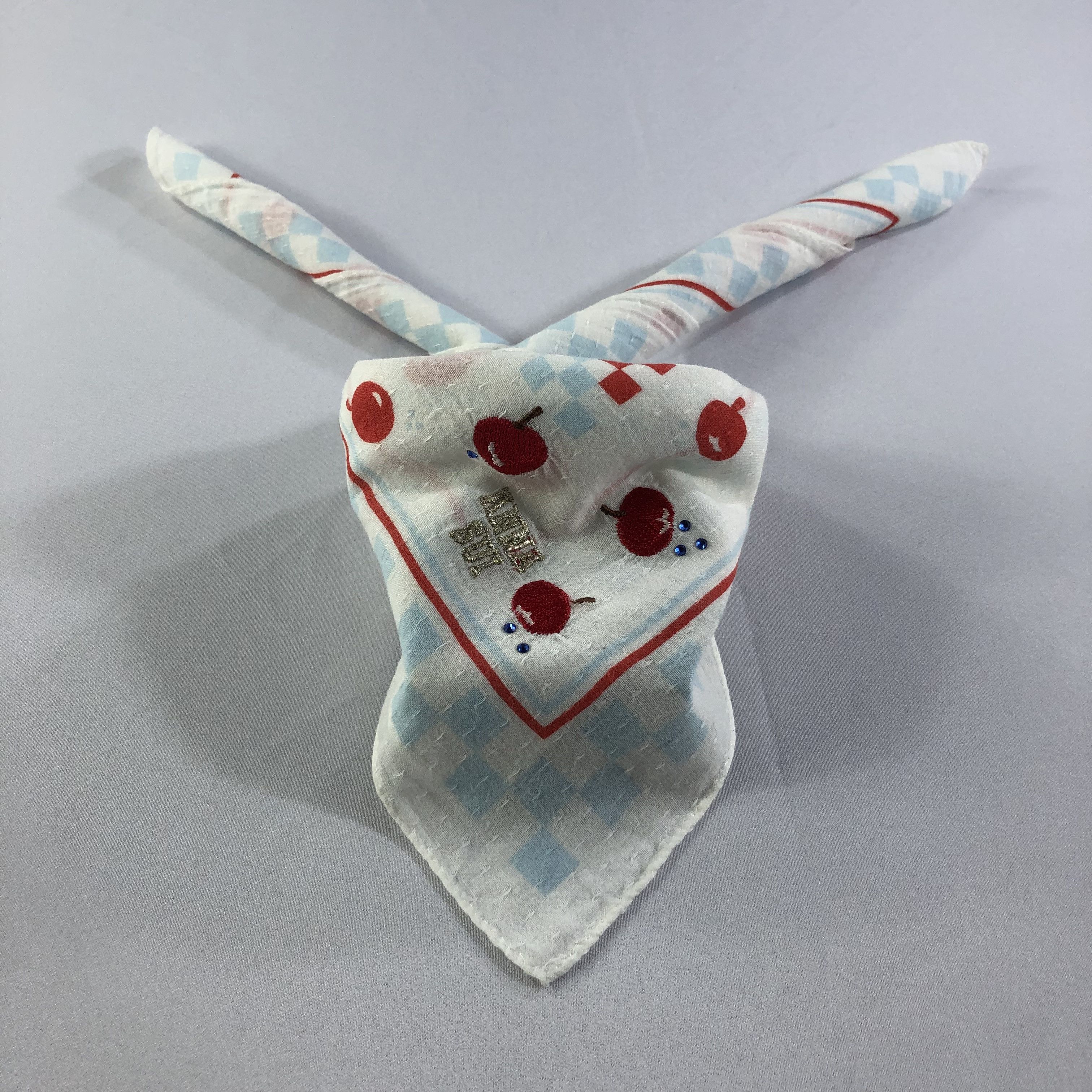 Anna Sui Anna Sui Cherry Handkerchief Neckerchief Bandana H1794 Size ONE SIZE - 2 Thumbnail