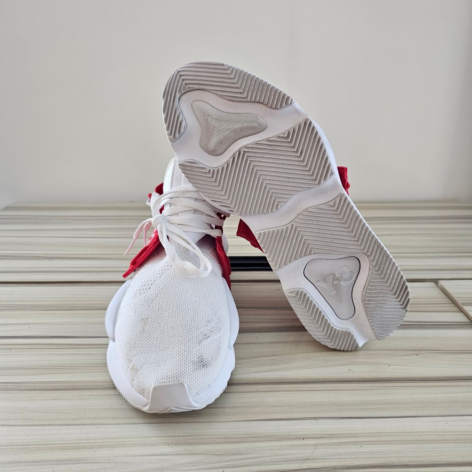 Adidas Y-3 Kaiwa Knit Cloud White Red Size 6