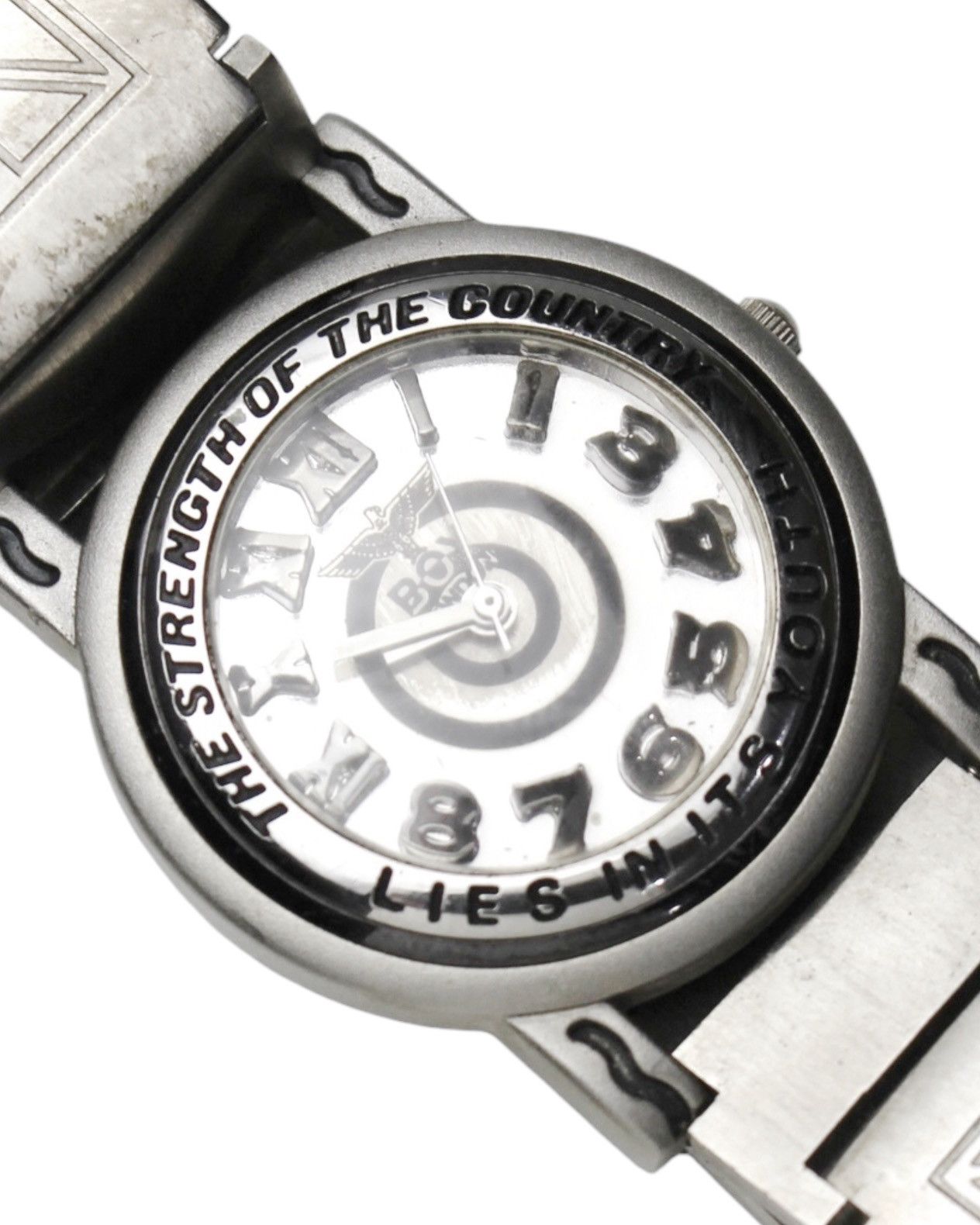 Hysteric Glamour 1990S BOY LONDON “THE STRENGTH OF THE COUNTRY” METAL WATCH Size ONE SIZE - 4 Thumbnail