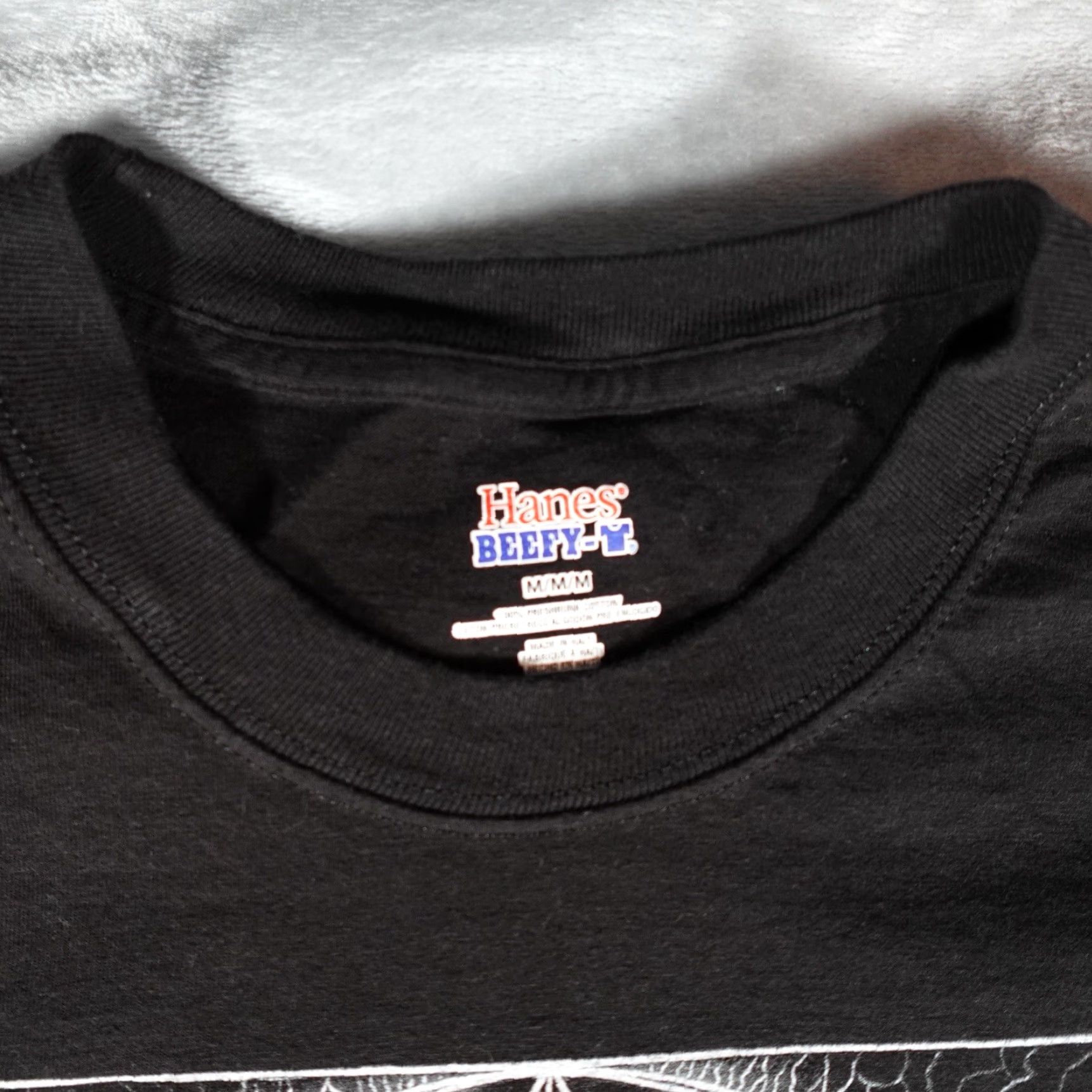 Hanes VINTAGE Hanes Art T-Shirt Men S Crewneck Short Sleeve Black 2010s Graphic Print Size US S / EU 44-46 / 1 - 5 Thumbnail