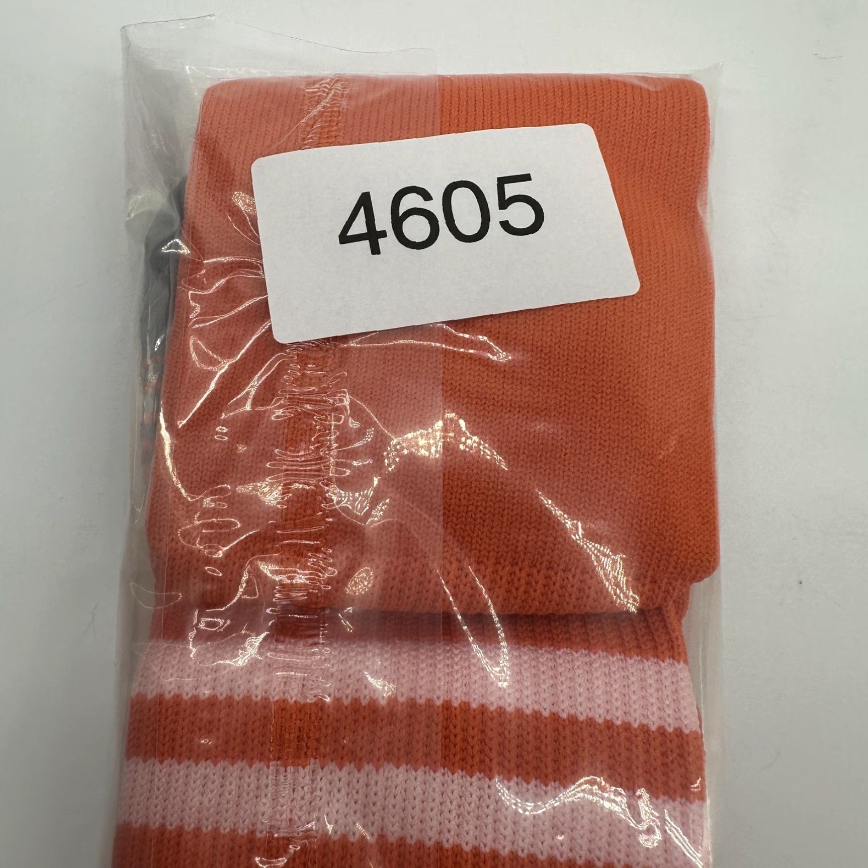 Adidas Adidas Soccer Socks Mens Large Orange Knee High Striped LG Athletic Sports Size ONE SIZE - 5 Thumbnail