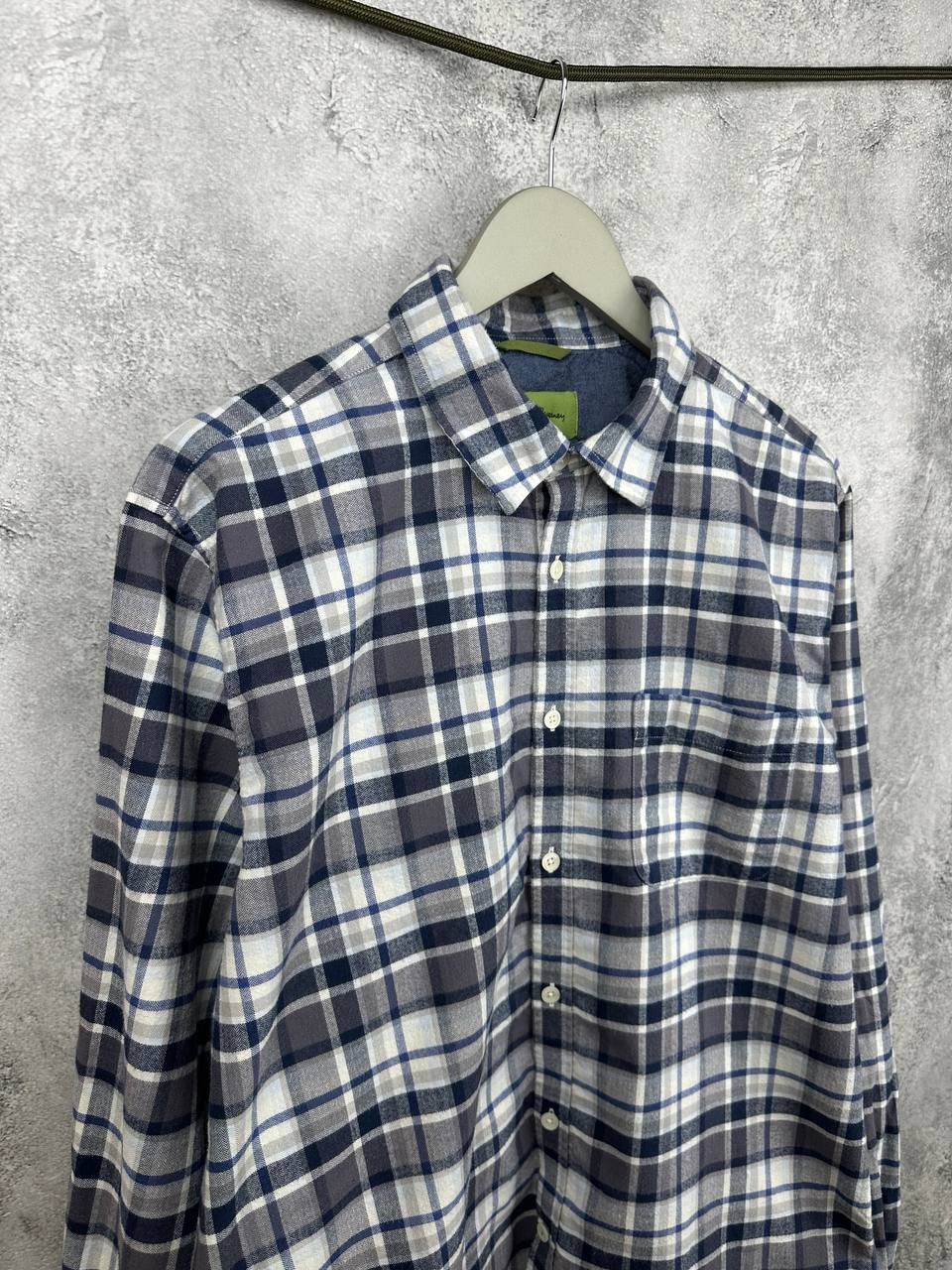 Oliver Sweeney Oliver Sweeney Censo Check Flannel Shirt Brushed Button Up Size US XL / EU 56 / 4 - 3 Thumbnail