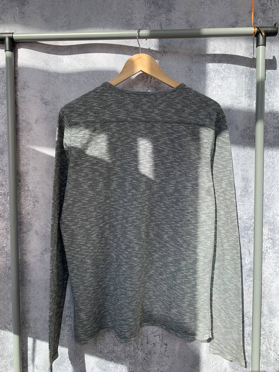 Allsaints AllSaints Clash Crew Top Grey Heather Long Sleeve Size US M / EU 48-50 / 2 - 4 Thumbnail