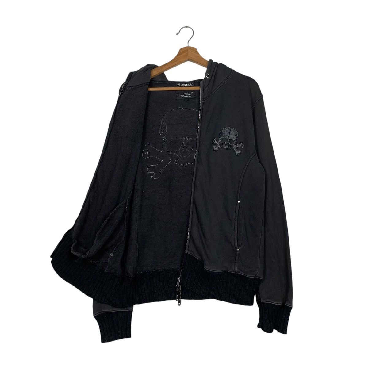 Japanese Brand Japanese Brand Four Seasons Skull Zipper Hoodie Size US L / EU 52-54 / 3 - 10 Thumbnail
