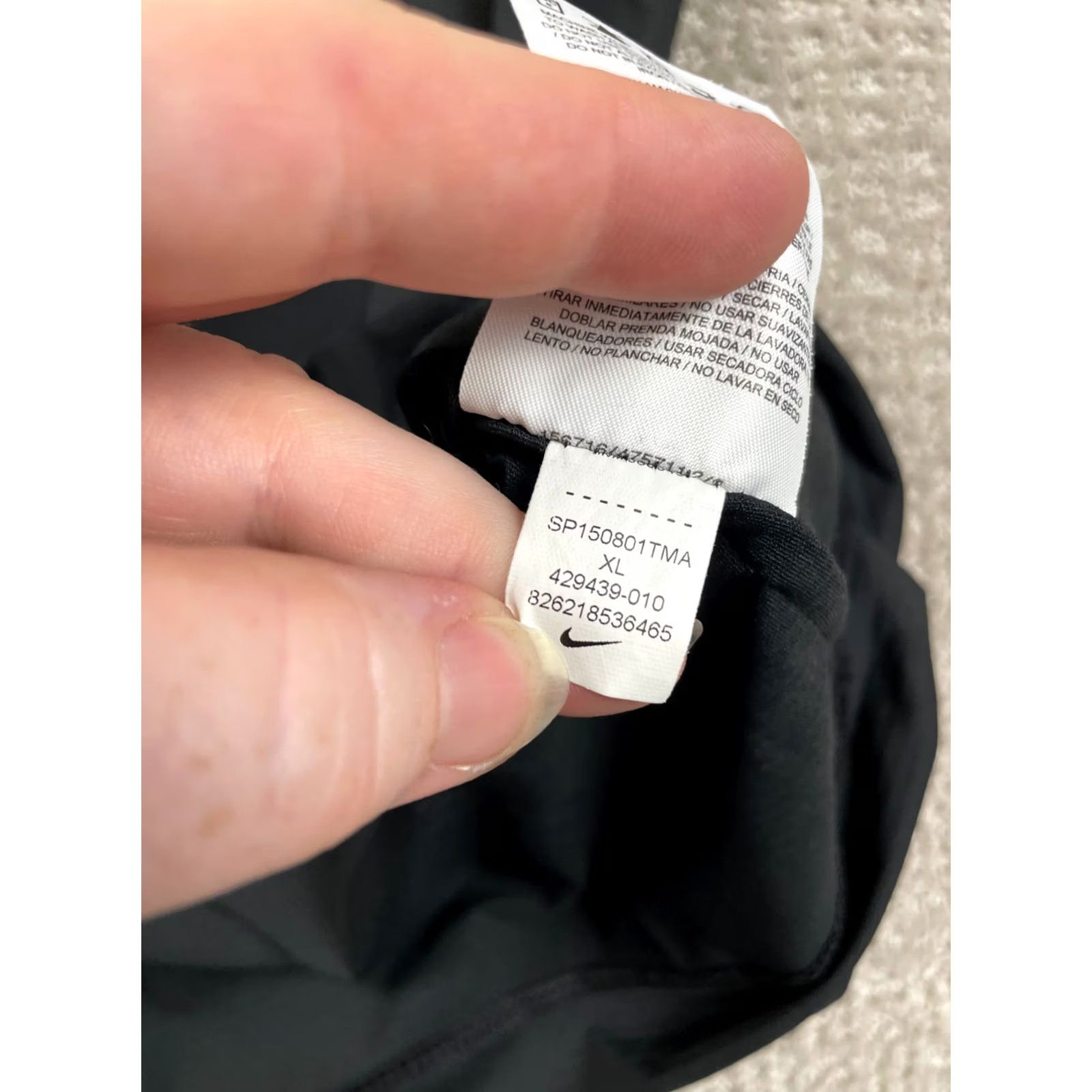 Nike Nike Golf Polo Shirt Mens XL Black Dri-FIT Stretch Short Sleeve Polo Shirt Mens XL Black Nike Dri-FIT Stretch Short Sleeve Golf Polo Size US XL / EU 56 / 4 - 6 Thumbnail