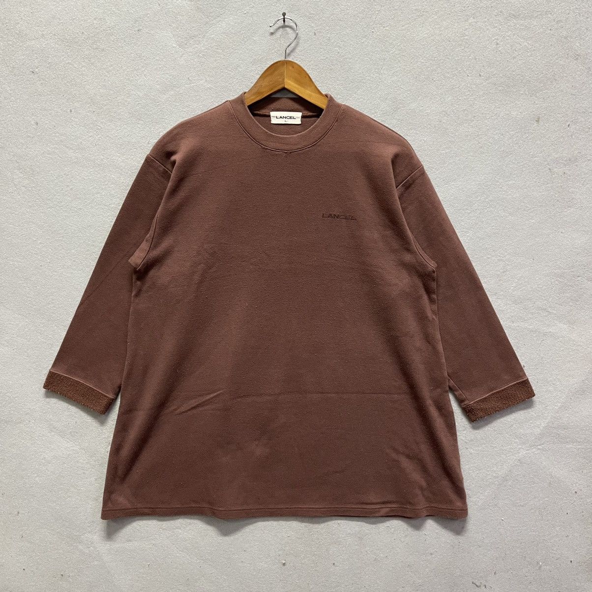 Lancel Vintage LANCEL Long Sleeve Sweatshirt (Made in Japan) Size US L / EU 52-54 / 3 - 1 Thumbnail