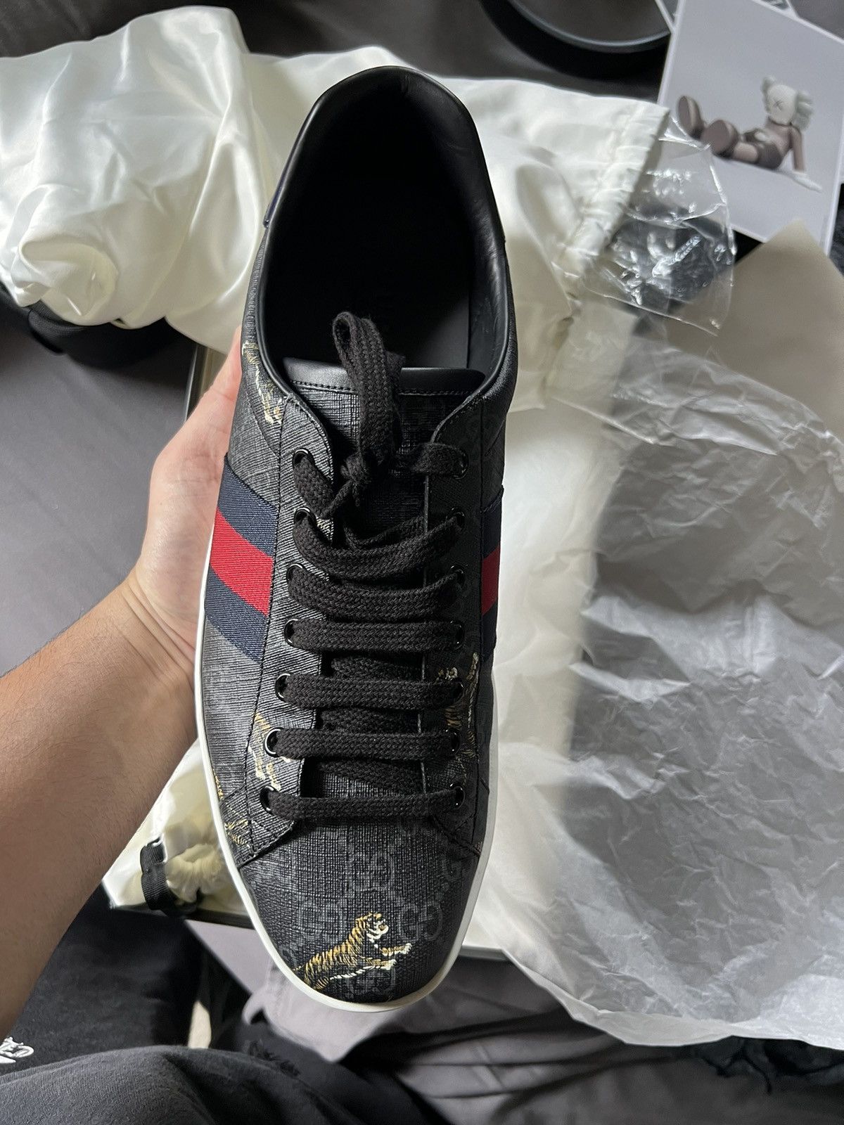 Gucci Gucci Ace Sneaker Tigers Size US 11 / EU 44 - 3 Thumbnail