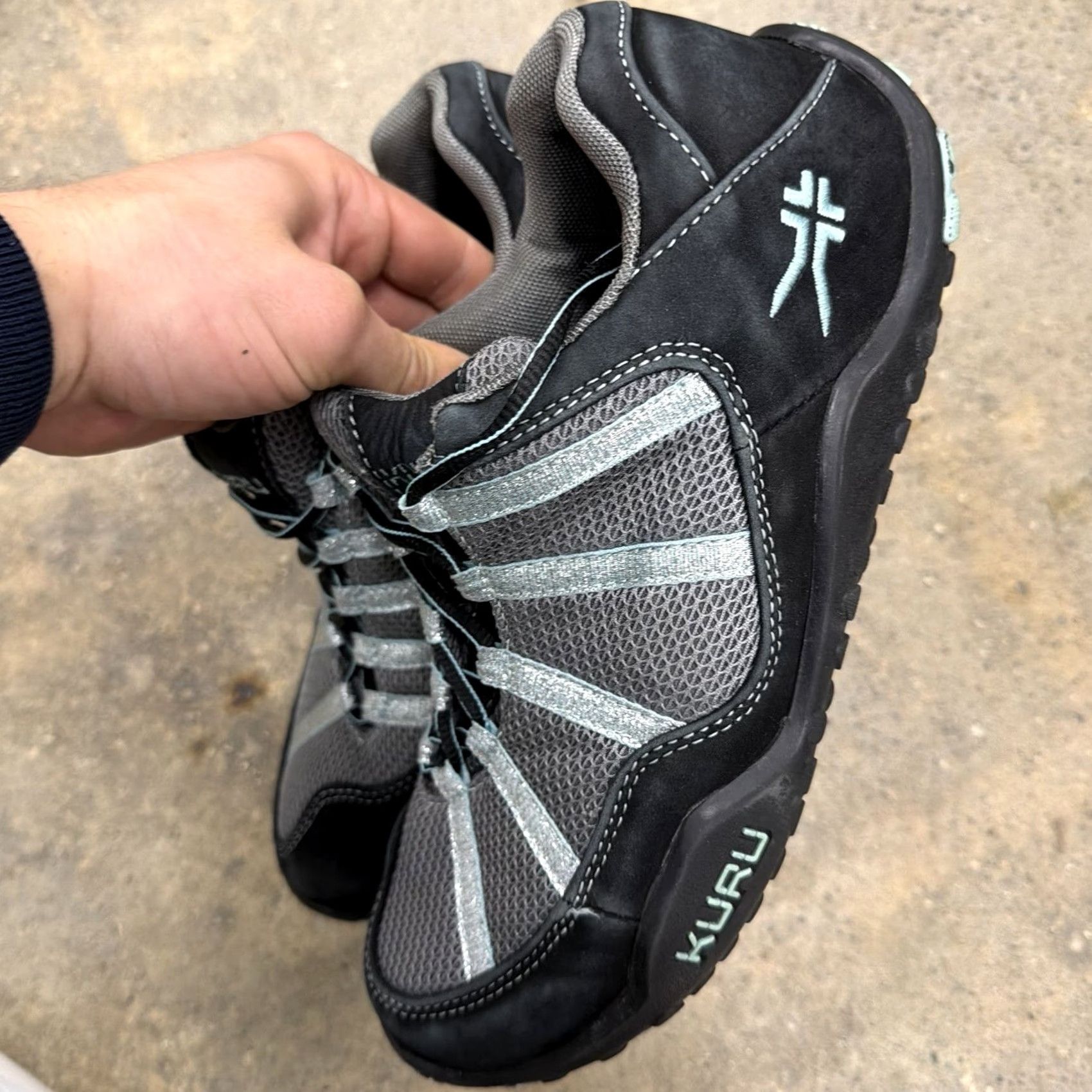 Vintage KURU Chicane Sneakers Womens Size 9 Trail Running Hiking Outdoors Black Teal Size US 9 / IT 39 - 7 Thumbnail