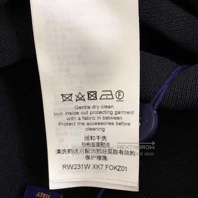 Louis Vuitton Louis Vuitton size s 23 navy blue logo wool zippered skirt Size 24" / US 00 / IT 34 - 7 Thumbnail