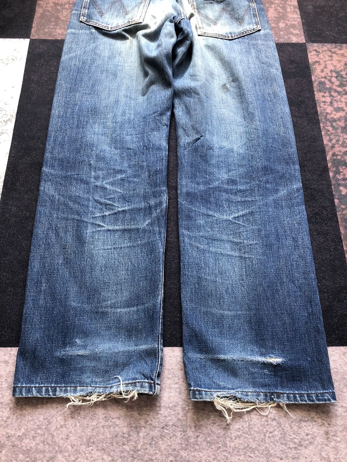 If Six Was Nine Vintage 80s Wrangler Blue Bells Selvedge Jeans Size US 28 / EU 44 - 11 Thumbnail