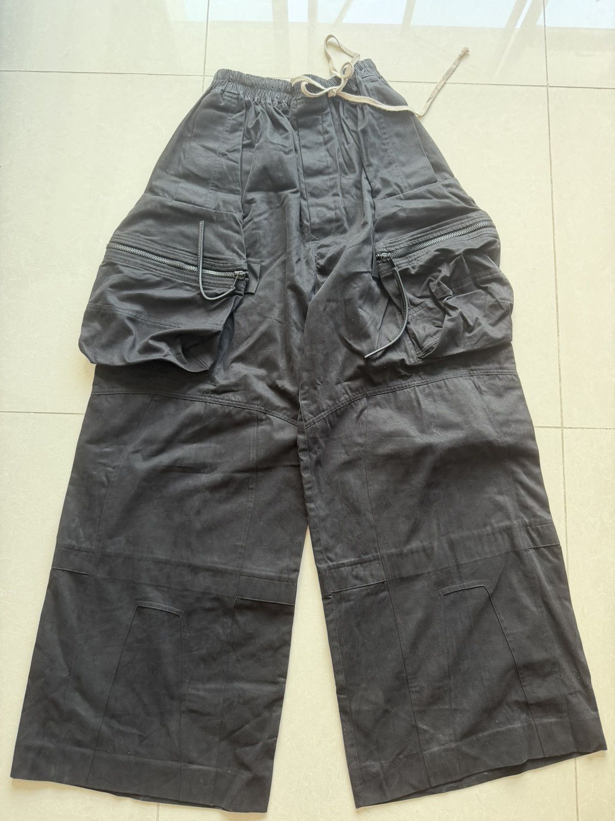 Rick Owens FW16 MASTADON PANNIER CARGO PANTS Size US 32 / EU 48 - 3 Thumbnail