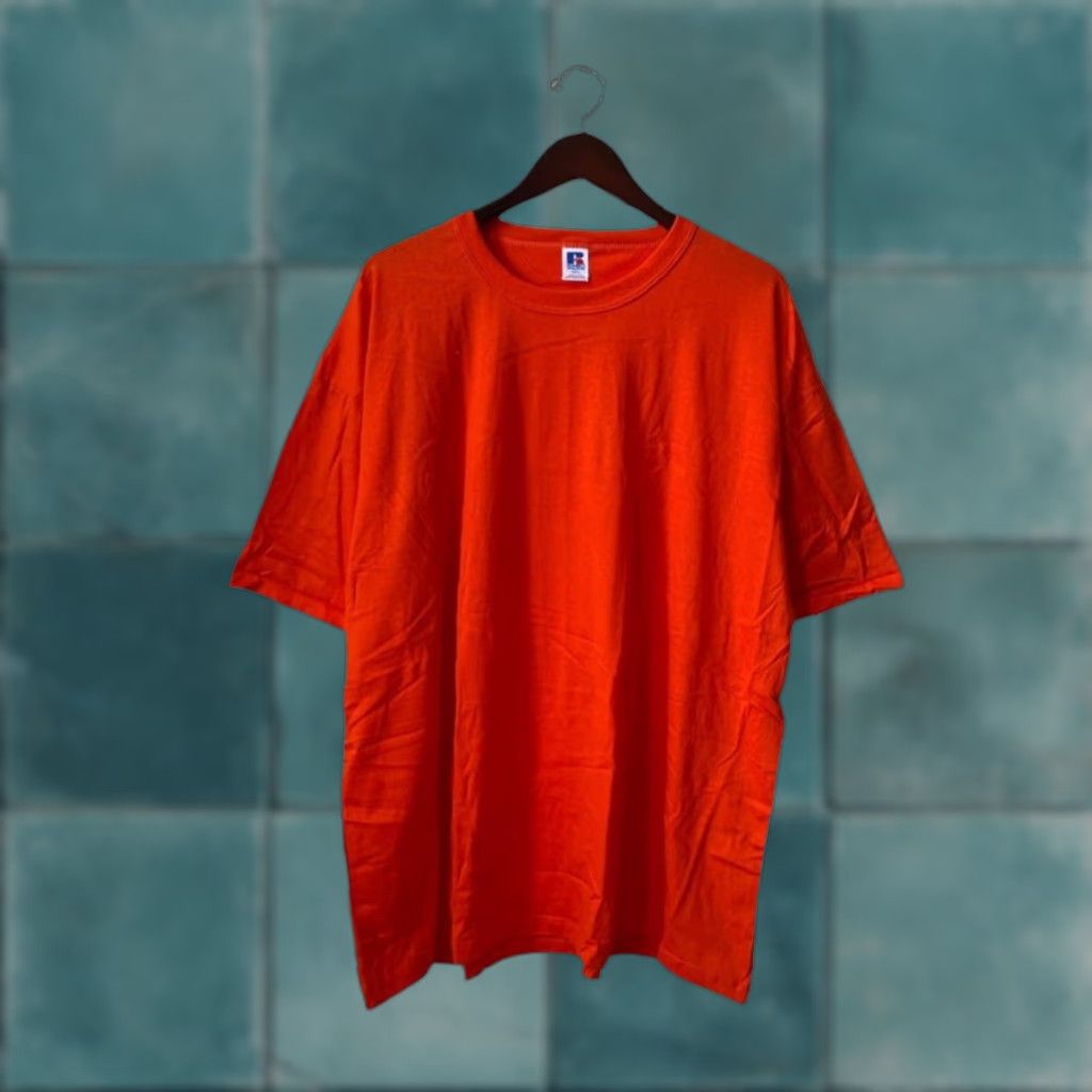 Russell Athletic VINTAGE Russell Athletic T-Shirt Mens 3XL Orange 90s USA Made NWT Deadstock Size US XXL / EU 58 / 5 - 1 Thumbnail