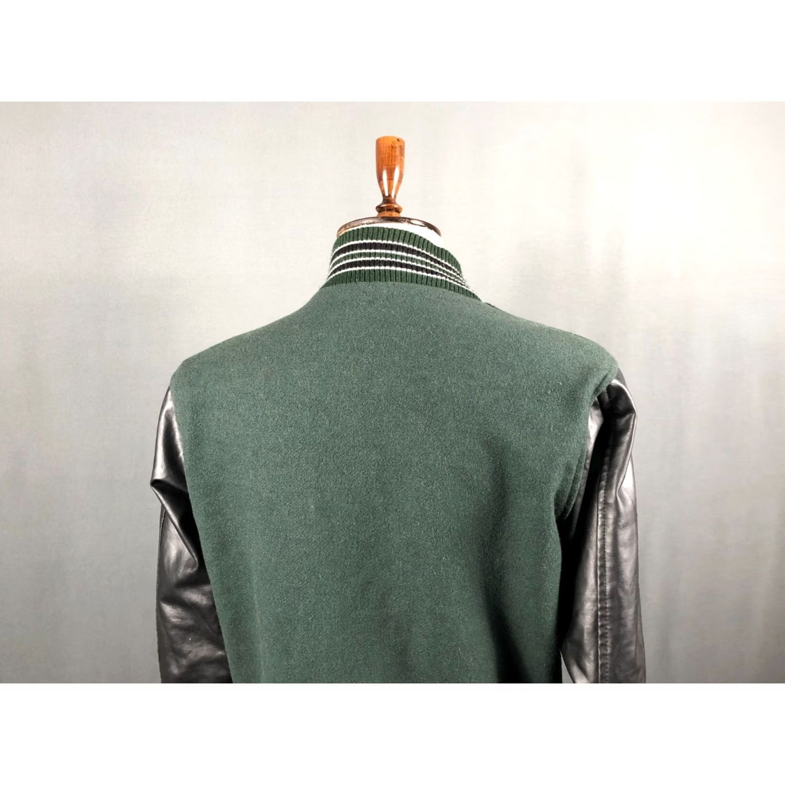 Vintage Awards USA Varsity Jacket Melton Wool Green Men M Vintage US Made Size US M / EU 48-50 / 2 - 5 Thumbnail