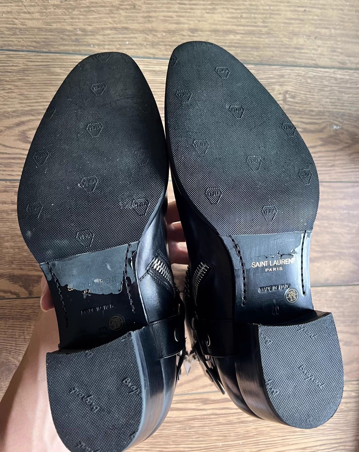 Saint Laurent Paris Saint Laurent Original Chain Boots (SLP) Size US 7 / EU 40 - 8 Thumbnail