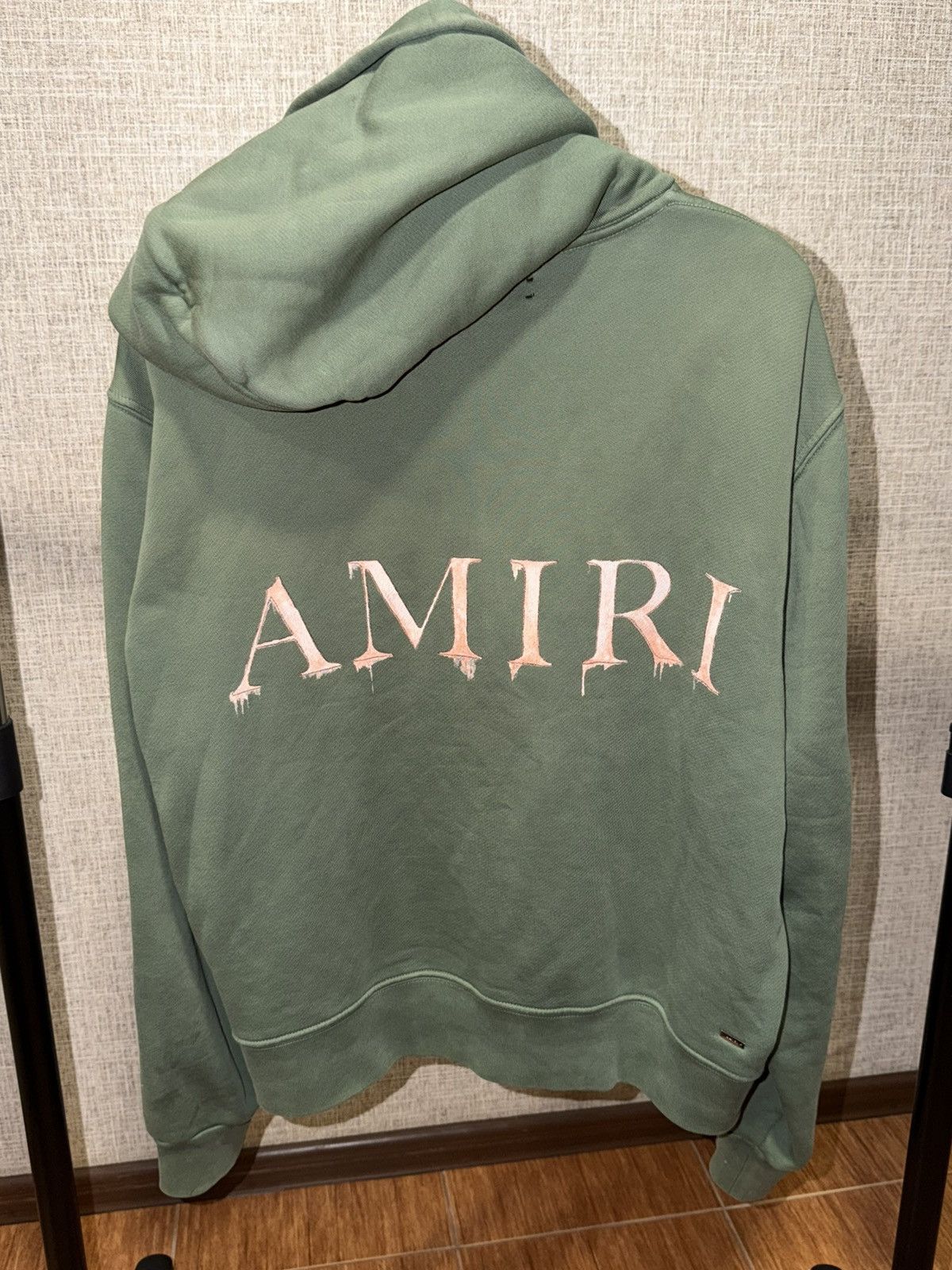 Amiri AMIRI WATERCOLOUR MA “GREEN / PEACH” HOODIE Size US M / EU 48-50 / 2 - 3 Thumbnail