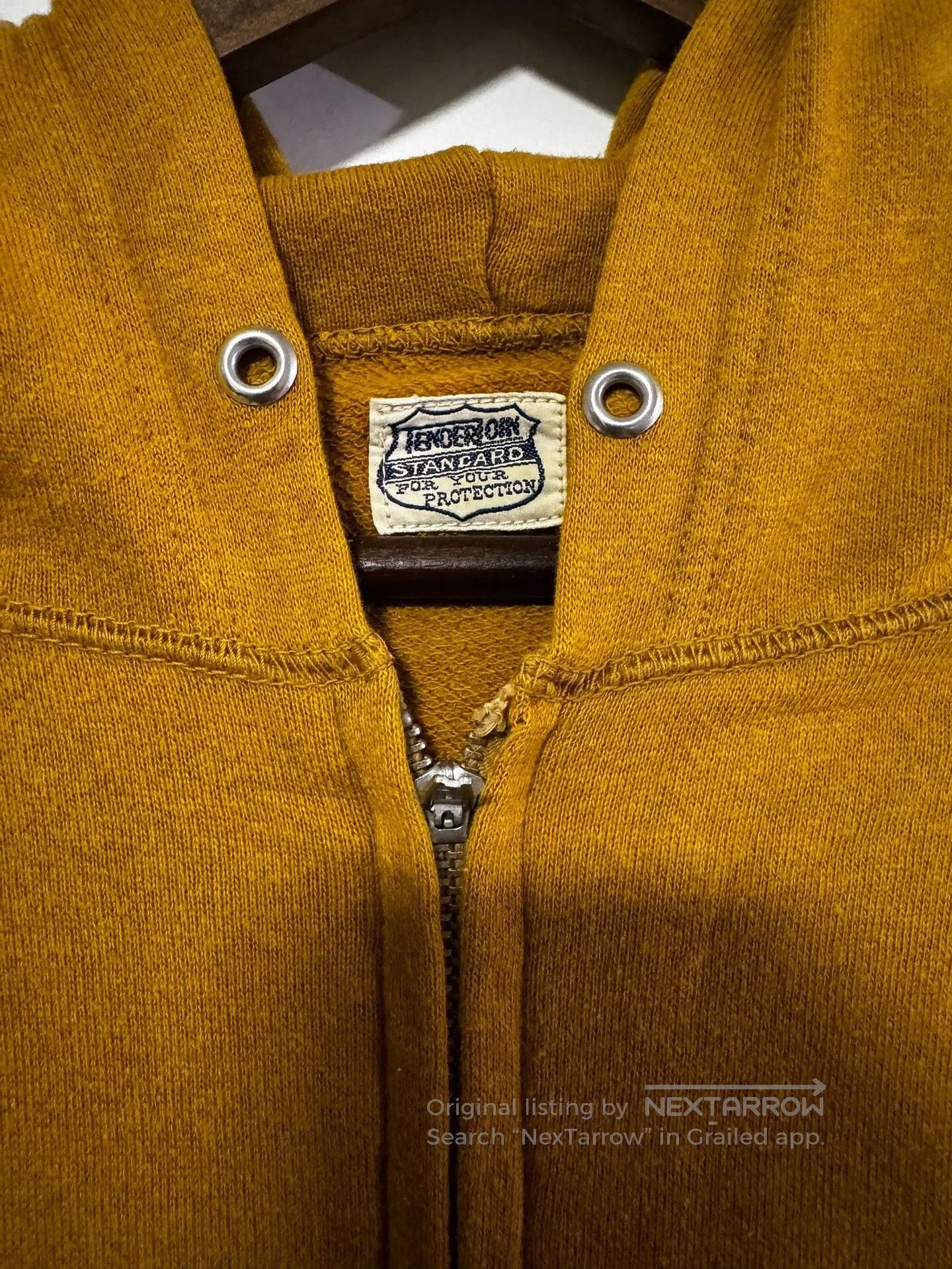 Tender Co. Vintage Mustard Yellow Zip. Size US M / EU 48-50 / 2 - 3 Thumbnail