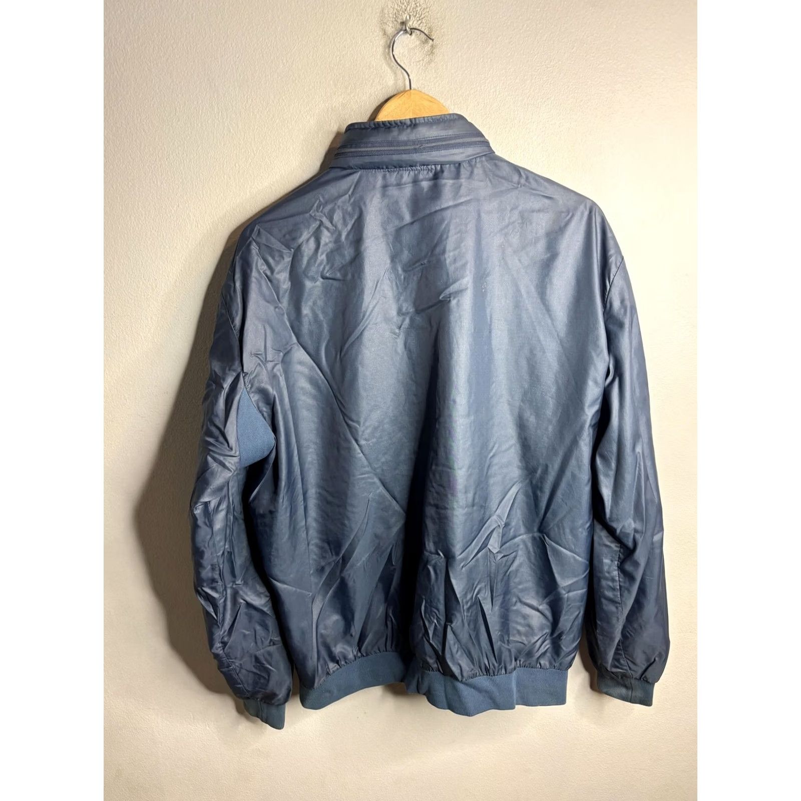 Lacoste Lacoste Jacket Mens XL Blue Nylon Windbreaker Full Zip Logo Casual Size US XL / EU 56 / 4 - 4 Thumbnail