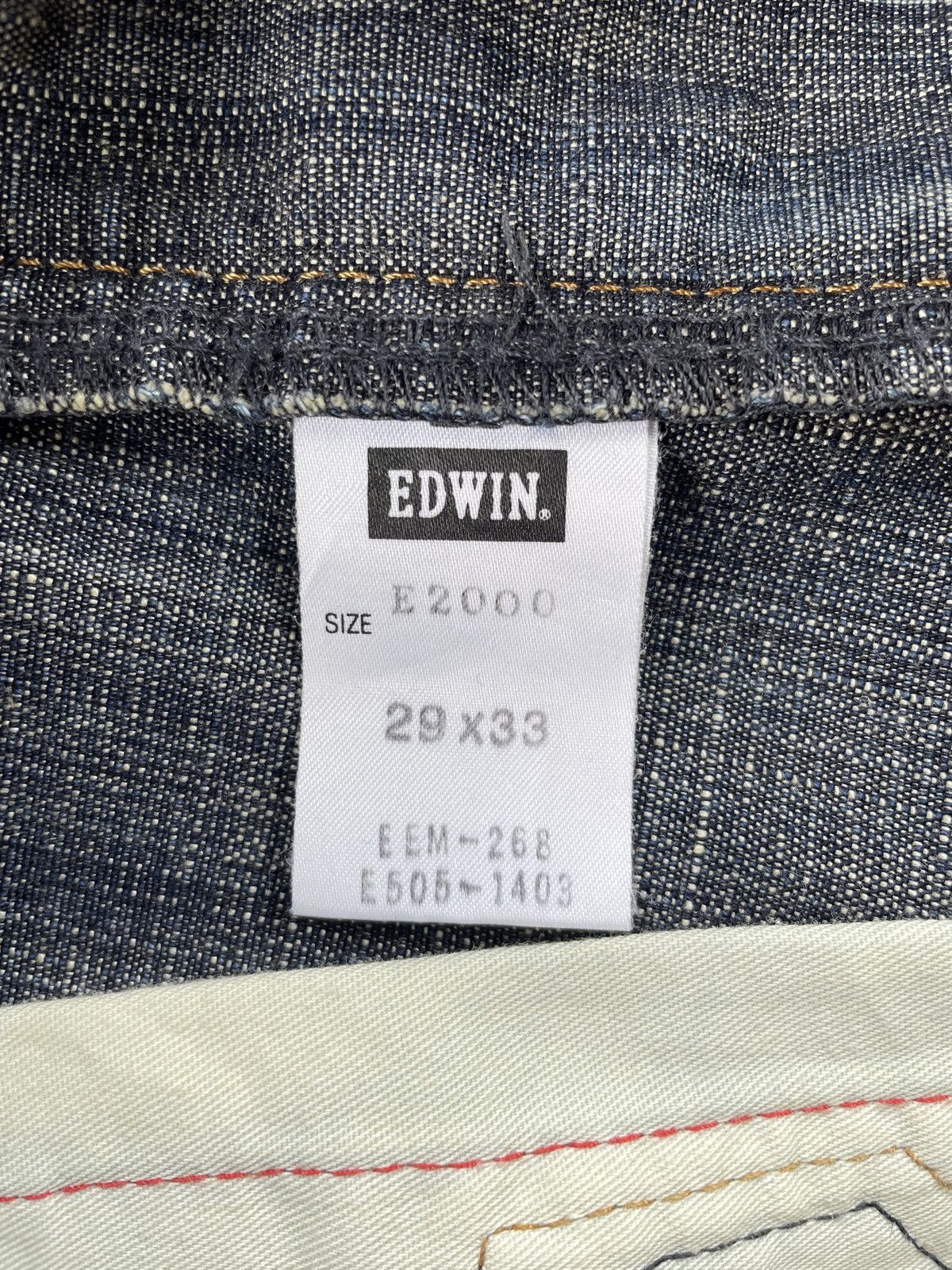 Edwin × Japanese Brand × Vintage Vintage Edwin E-Function (P53) Size US 28 / EU 44 - 11 Thumbnail