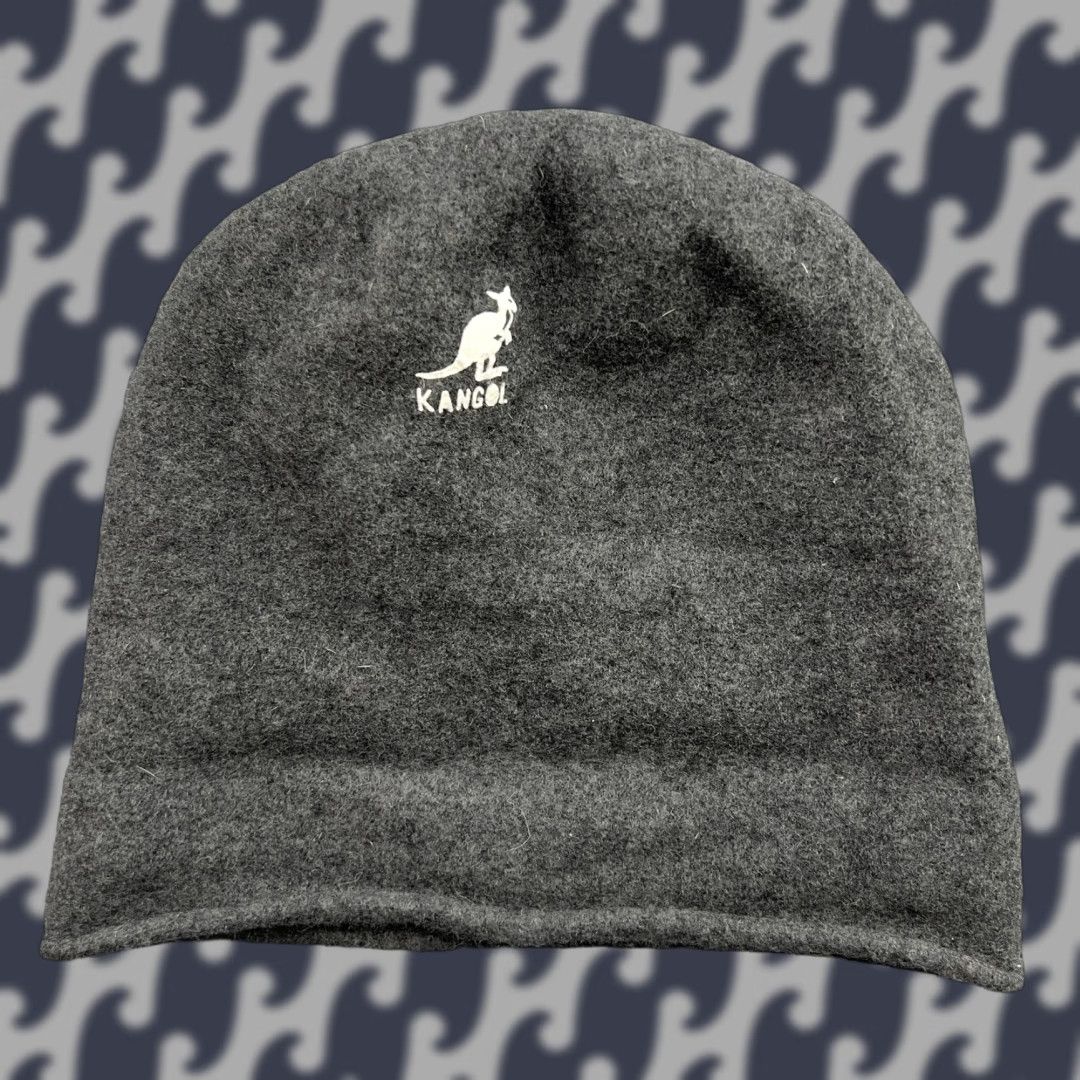Kangol Kangol Beanie Hat Size S Gray Wool Fleece Knit Unisex Adults Size US S / EU 44-46 / 1 - 1 Thumbnail