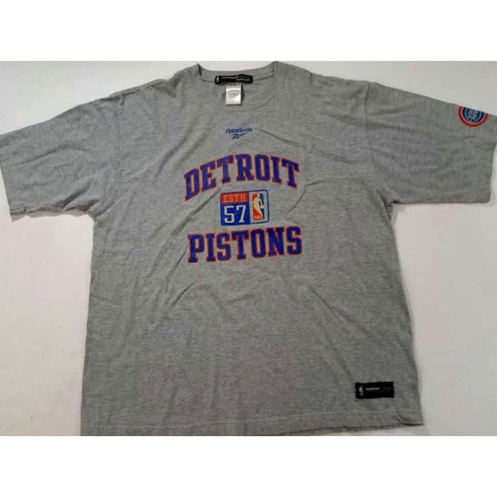 Reebok Vintage Detroit Pistons Basketball Shirt XL Reebok Hardwood Classic Size US XL / EU 56 / 4 - 2 Thumbnail