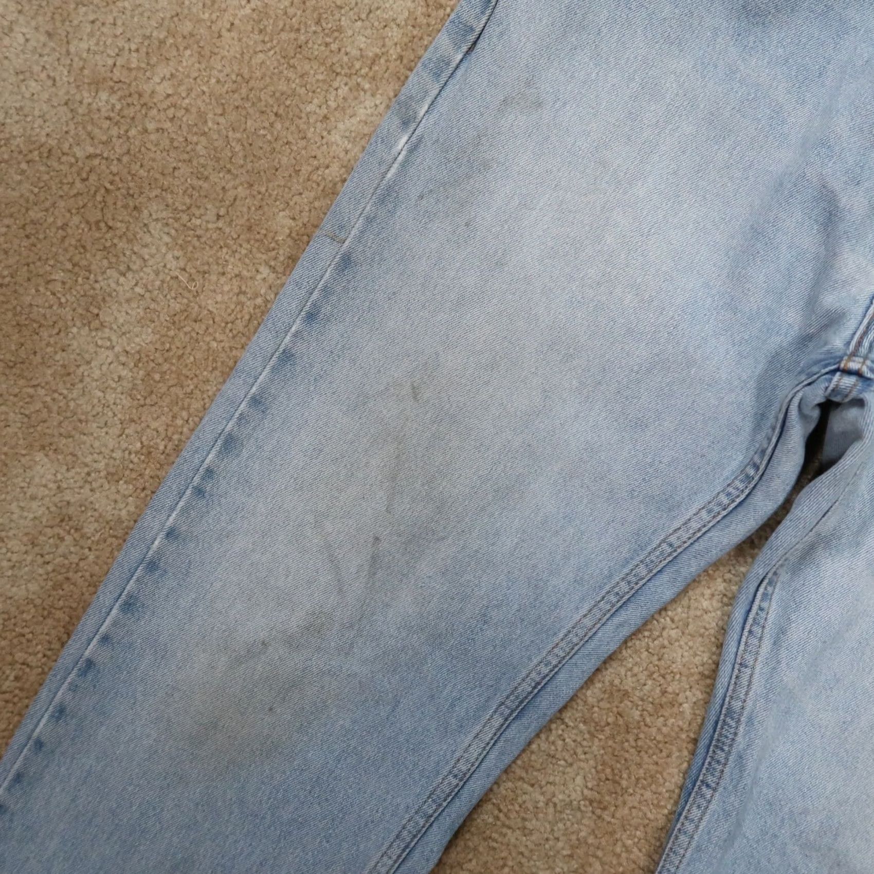 Levi's Levi's 505 Regular Fit Straight Jeans Men's 36x32 Blue Denim Distressed 5-Pocket Design Size US 36 / EU 52 - 2 Thumbnail