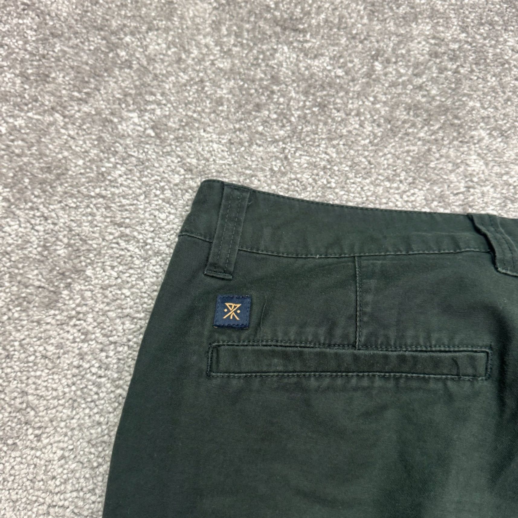 Roark Roark Porter 3.0 Chino Pants Mens 30 Green Regular Straight Flat Front Casual Workwear Preppy Classic Artifacts Of Adventure Size US 30 / EU 46 - 6 Thumbnail