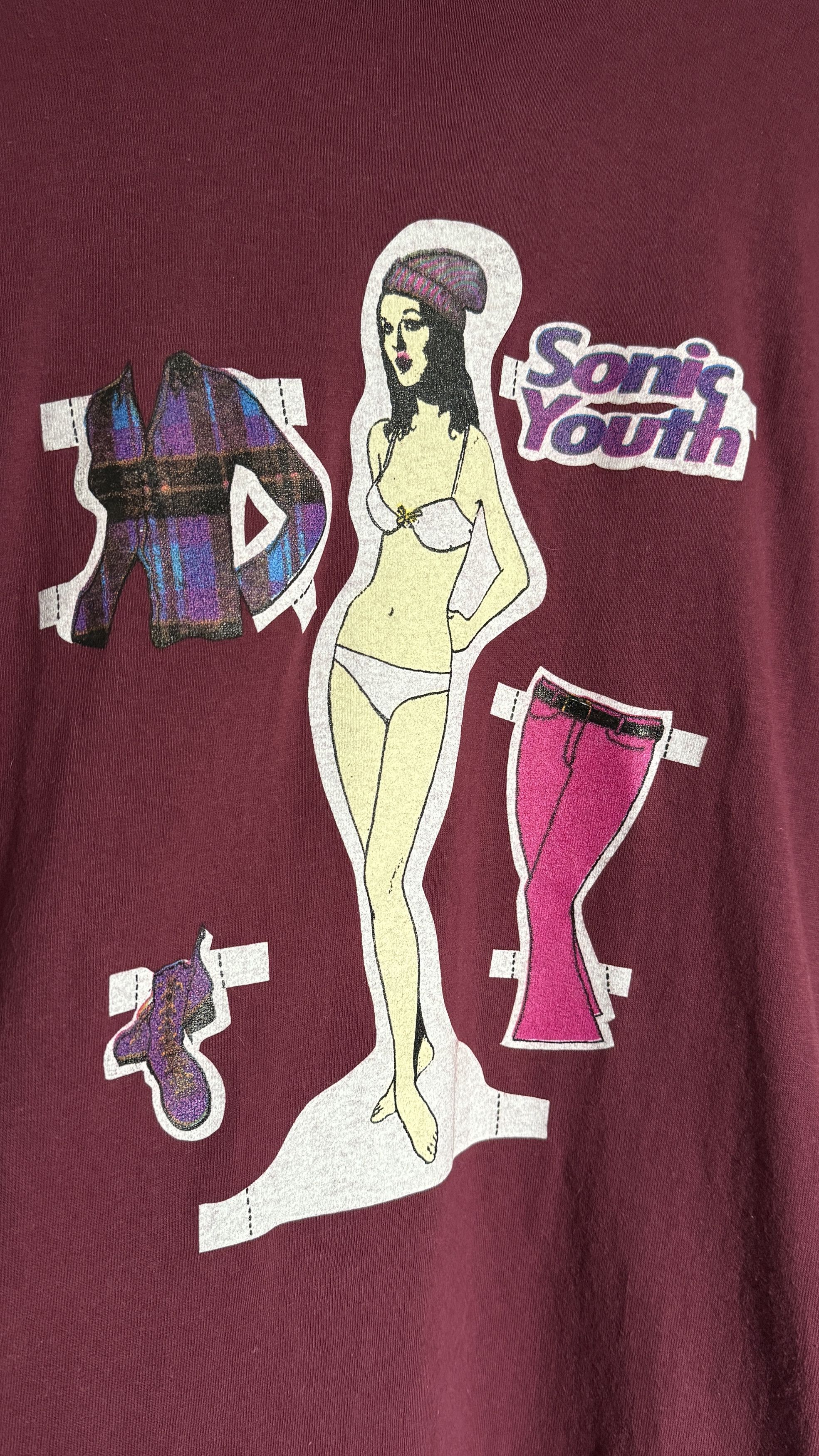 Band Tees × Vintage Sonic Youth 1992 European Tour T-Shirt Size US XL / EU 56 / 4 - 5 Thumbnail