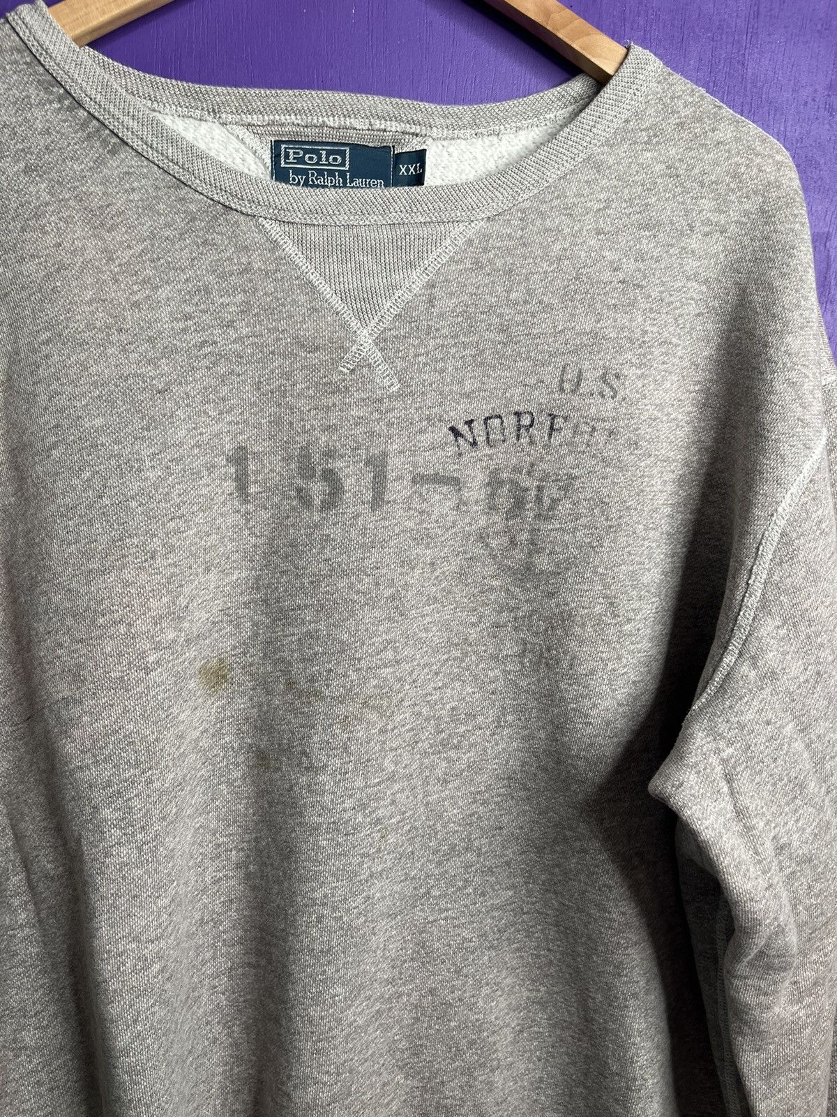 Polo Ralph Lauren × Vintage Vintage 90s Polo Ralph Lauren double v remake sweatshirt Size US XXL / EU 58 / 5 - 3 Thumbnail