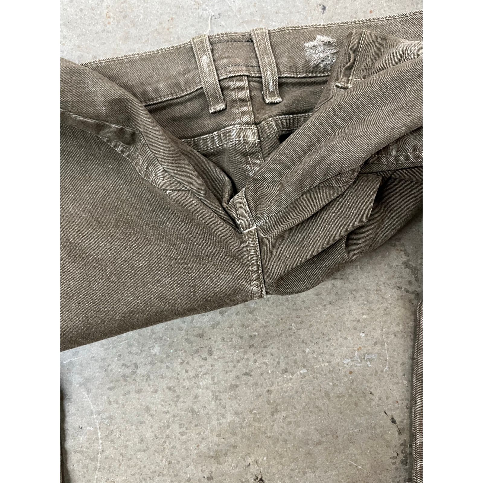 Current/Elliot Current Elliot-Skinny Cargo Pants /Low Rise/26 /Combat Green Size 26" / US 2 / IT 38 - 9 Thumbnail
