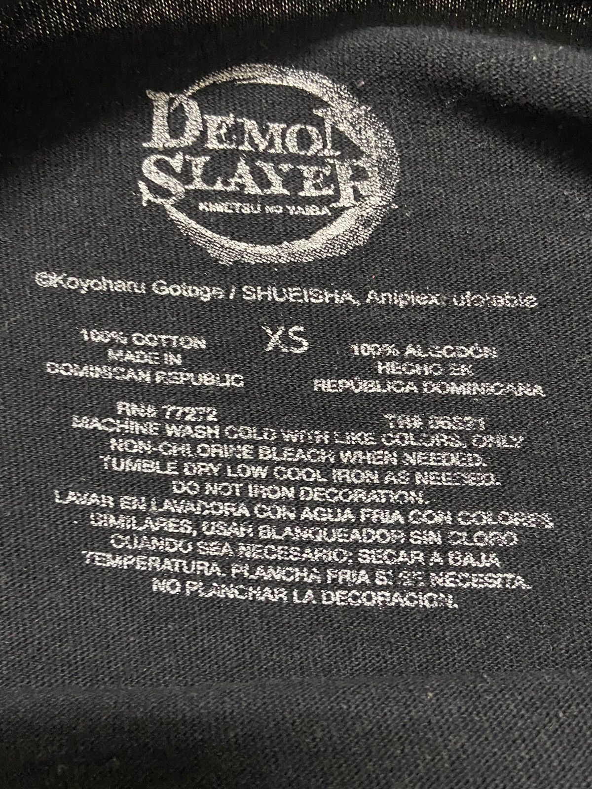 Anime × Japanese Brand Demon Slayer Anime Tee Size US XS / EU 42 / 0 - 4 Thumbnail
