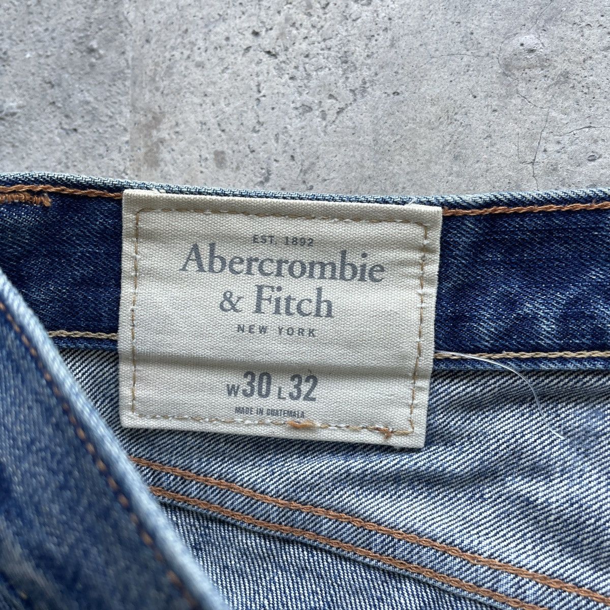 Abercrombie & Fitch Vintage A&F Skinny Ripped Jeans Distressed Denim Faded Pants Size US 31 - 8 Thumbnail