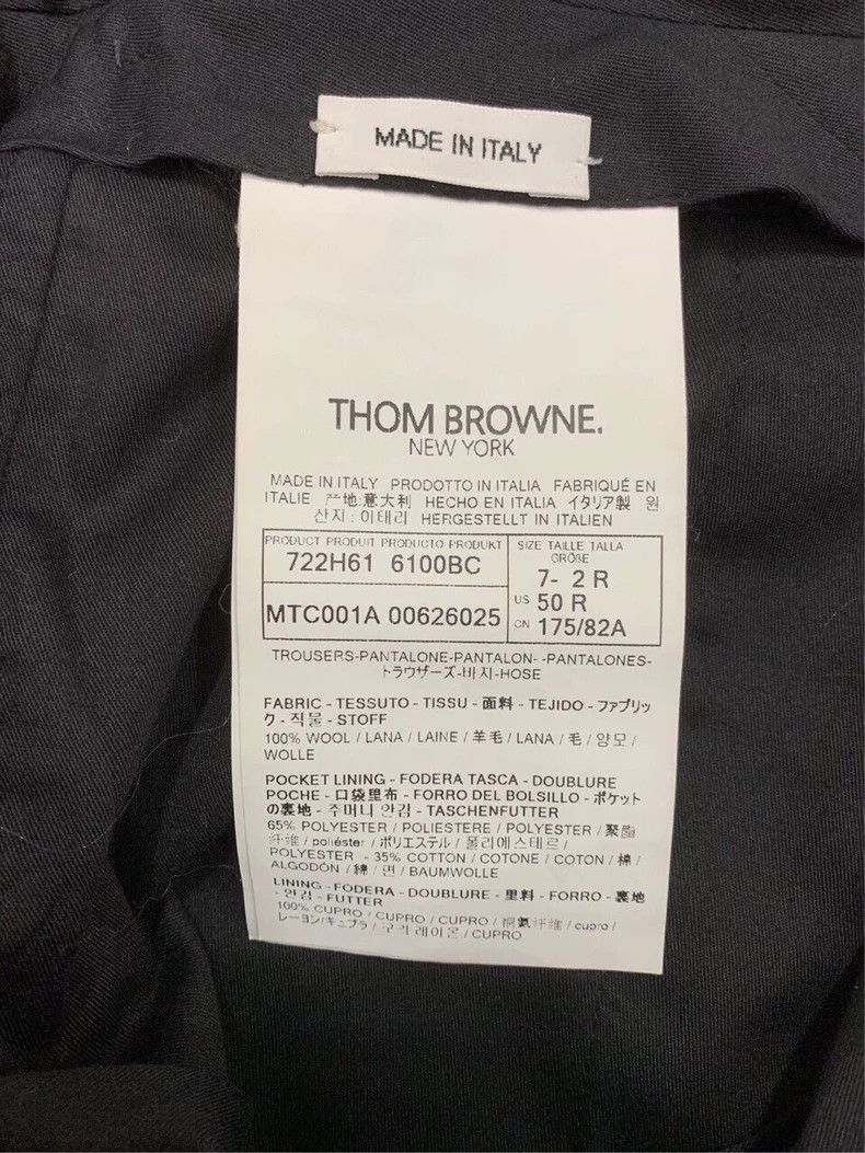 Thom Browne Thom Browne Size 2 Medium gray pure wool trousers 2503-Nex Size US 30 / EU 46 - 3 Thumbnail