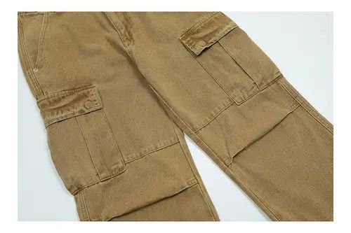 Jean washed cargo distressed jeans Size US 28 / EU 44 - 8 Thumbnail