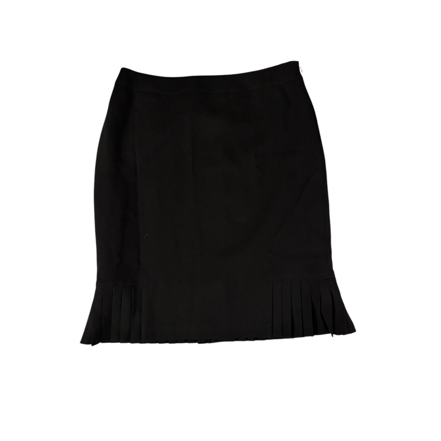 Other Classic Black A-Line Women’s Skirt with Pleated Edge Size 10 Size 32" / US 10 / IT 46 - 1 Thumbnail