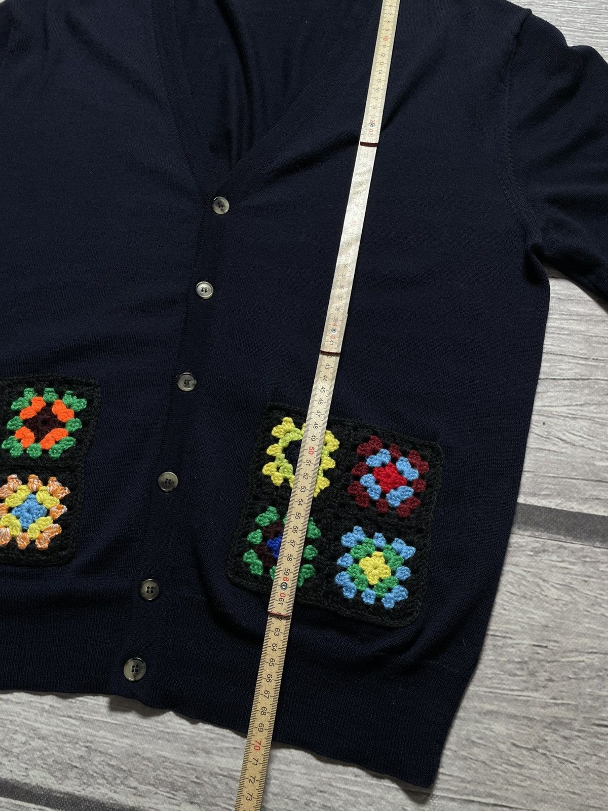 JW Anderson JW Anderson Wool Flower Pocket Cardigan Size US L / EU 52-54 / 3 - 10 Thumbnail