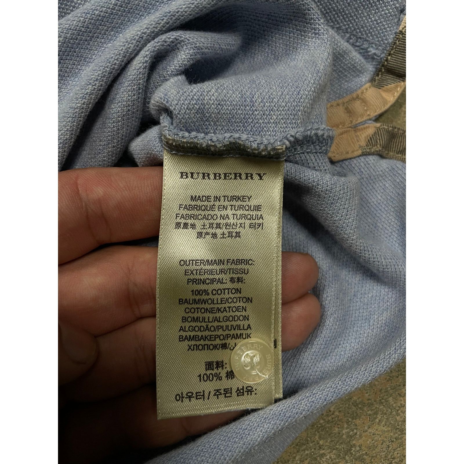 Burberry Burberry Monogram Polo Blue Small Used Size US S / EU 44-46 / 1 - 3 Thumbnail