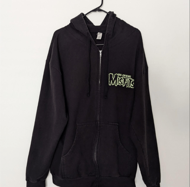 Misfits Misfits Rock Band Zip-Up Sweater Hoodie Size XL Size US XL / EU 56 / 4 - 2 Thumbnail