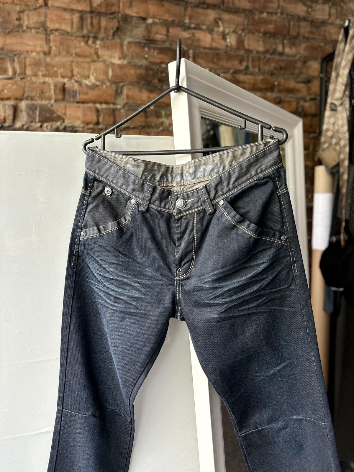 G-Star Men’s Jeans G-Star Raw Bladel Loose Kraft Embro Dark Blue Size US 32 / EU 48 - 4 Thumbnail