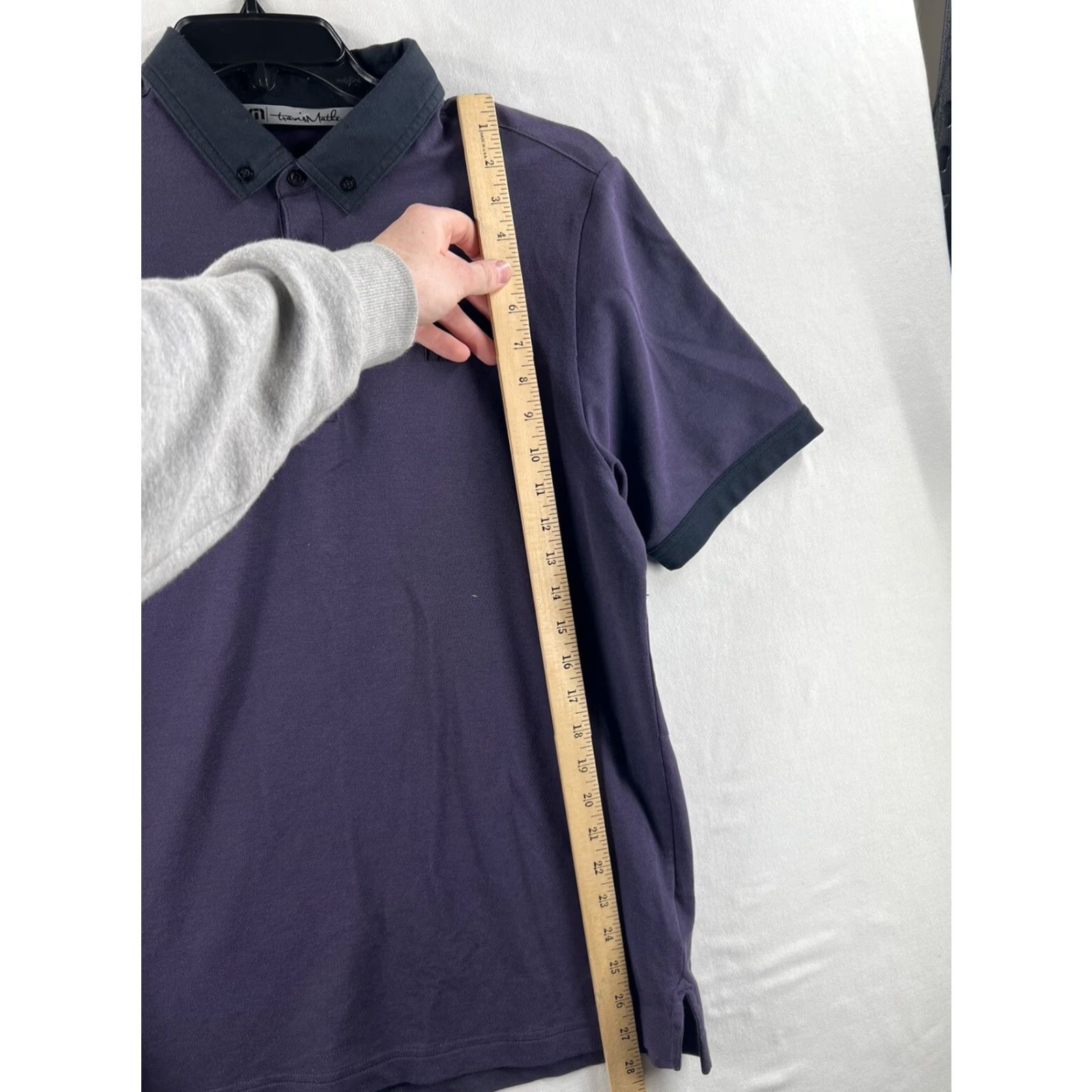 TravisMathew Travis Mathew Polo Shirt Mens Medium Purple Lightweight Short Sleeve Golf Casual Activewear Shirt Polo Size US M / EU 48-50 / 2 - 5 Thumbnail