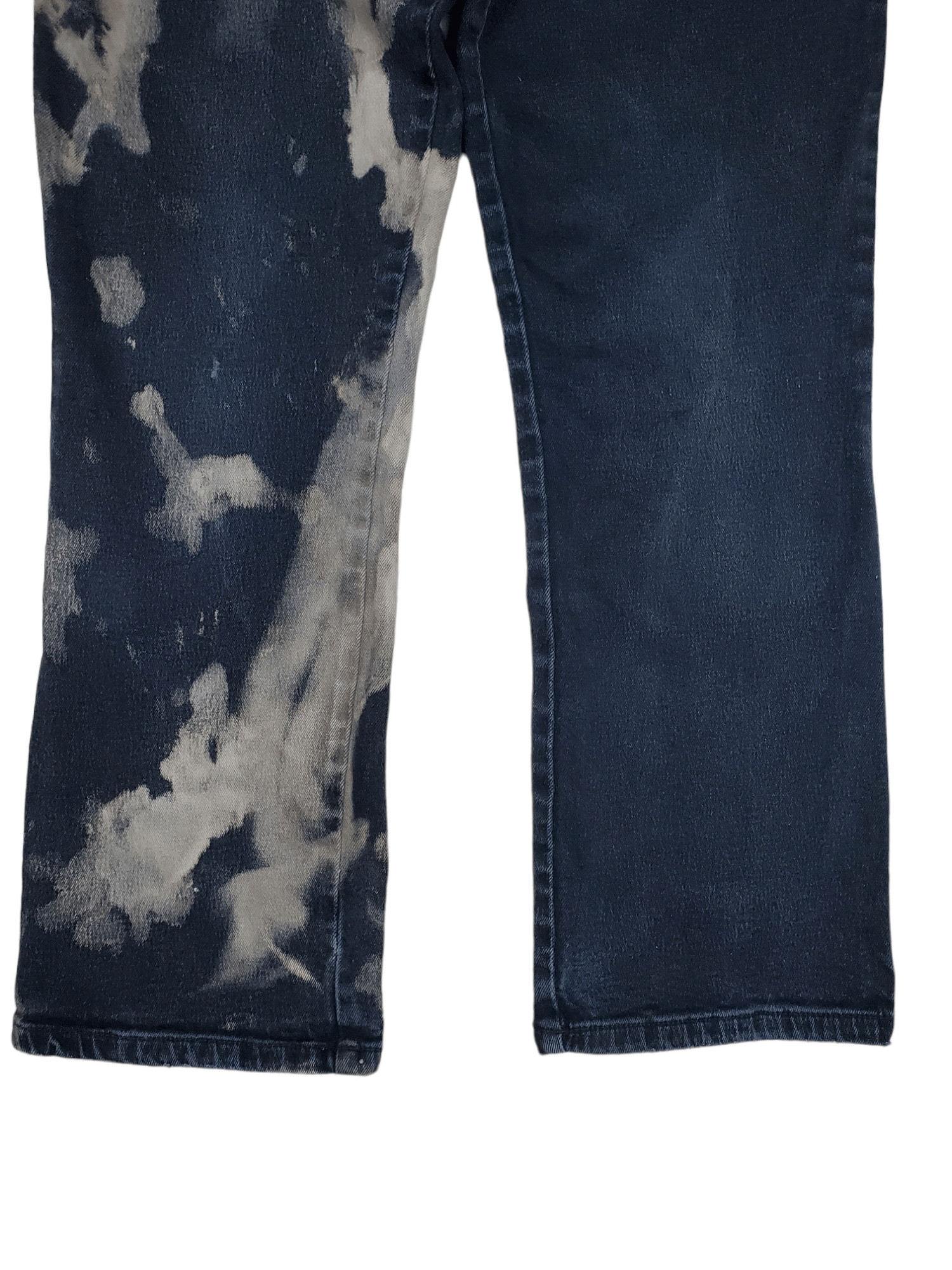 Vintage 🔥Vintage Denim Distressed Stretch Acid Wash 🔥 Size US 30 / EU 46 - 4 Thumbnail