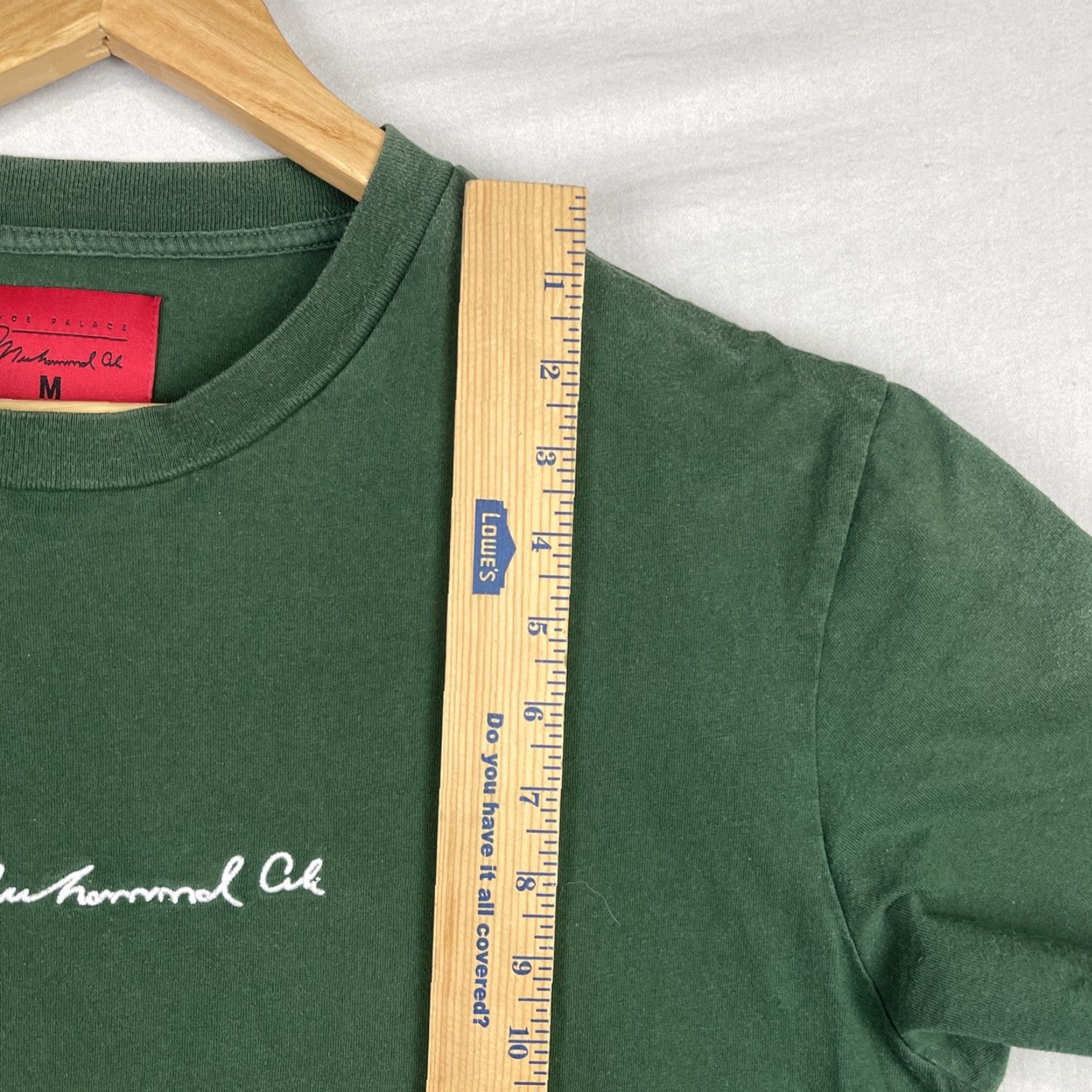 Palace Muhammad Ali Shirt Mens Medium Green Shoe Palace Its Not Bragging Boxing Fight Shirt Size US M / EU 48-50 / 2 - 5 Thumbnail