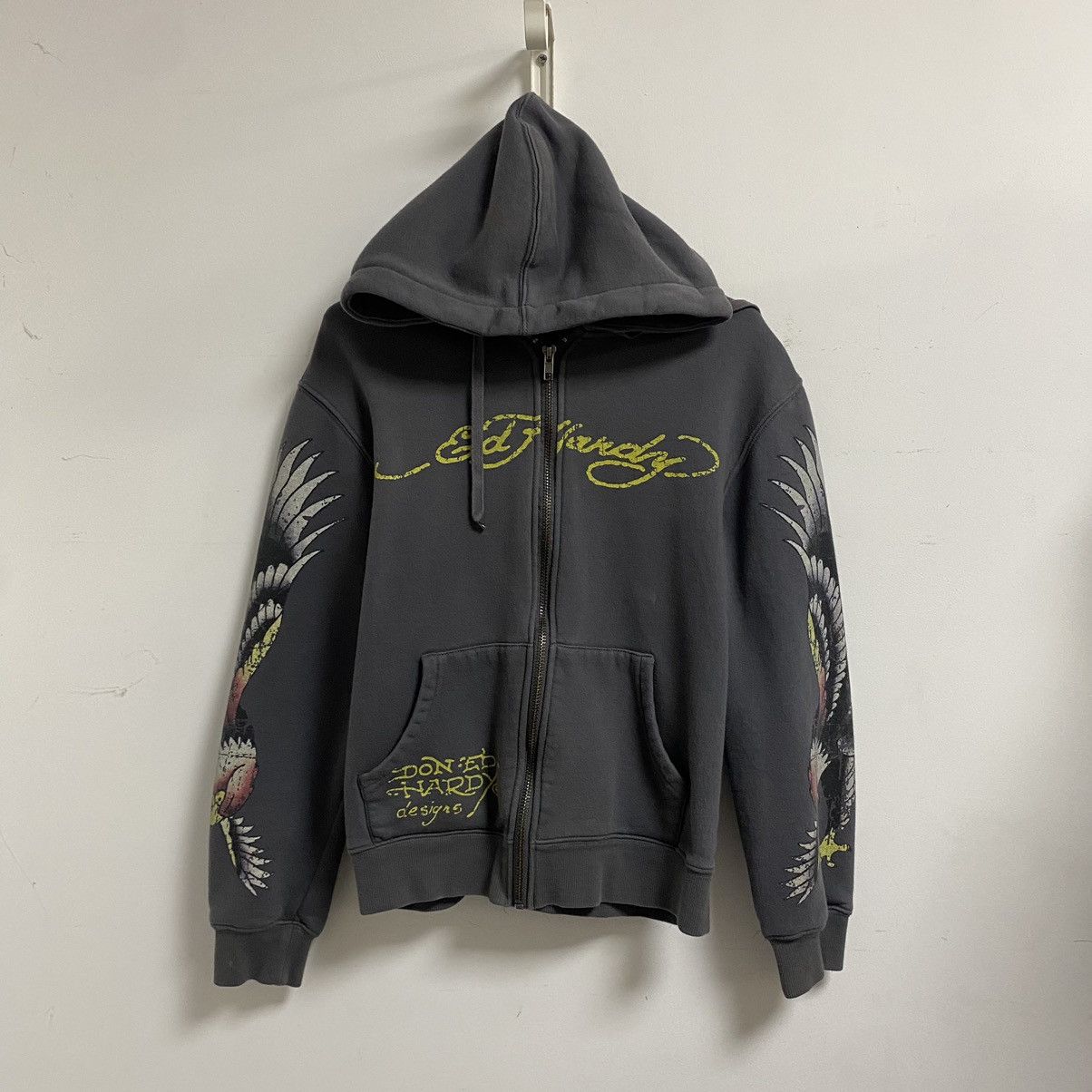 Ed Hardy Vintage Ed Hardy Hoodie urban outfitters Size US S / EU 44-46 / 1 - 2 Thumbnail