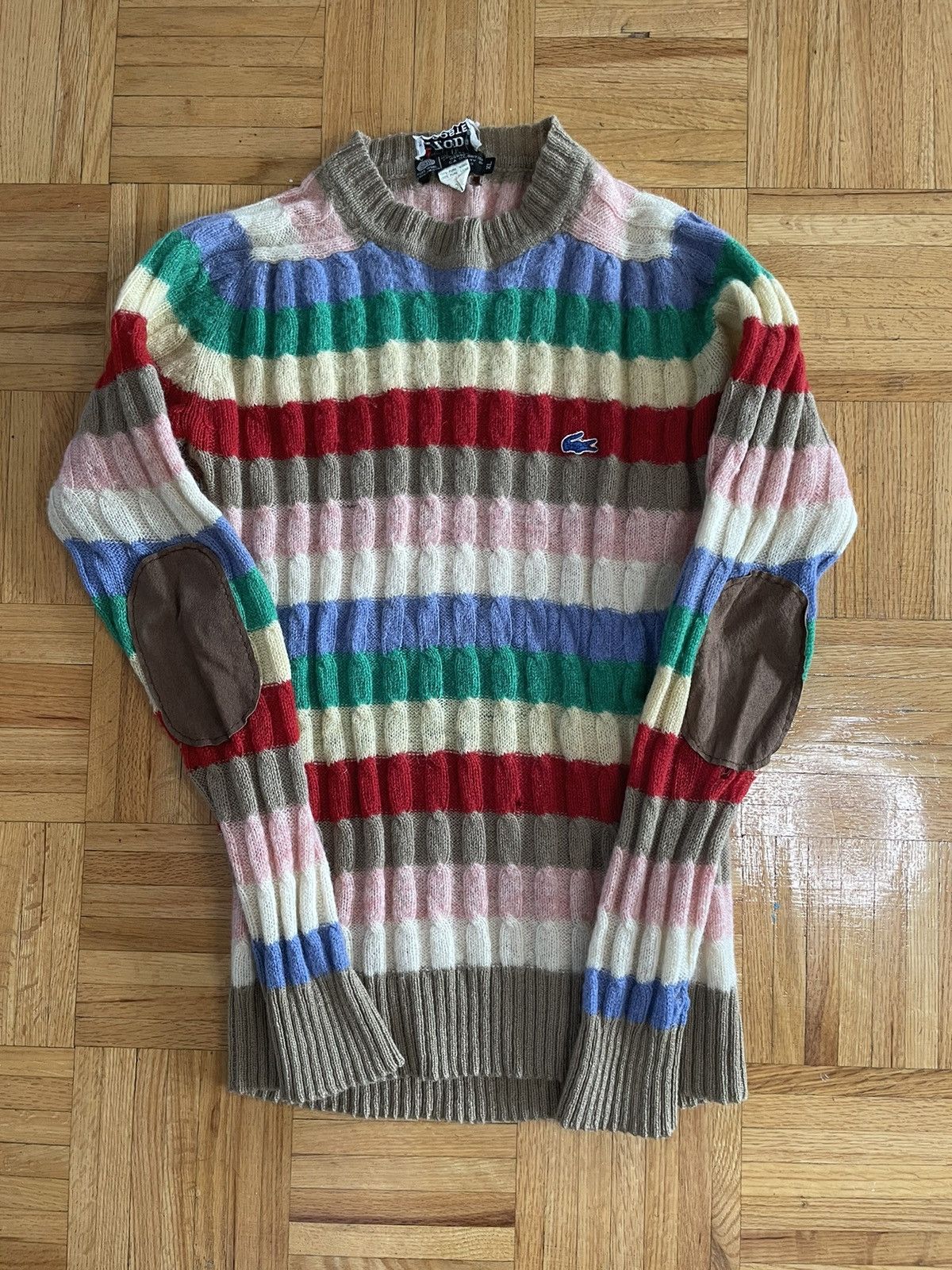 Vintage Lacoste knot sweater deals