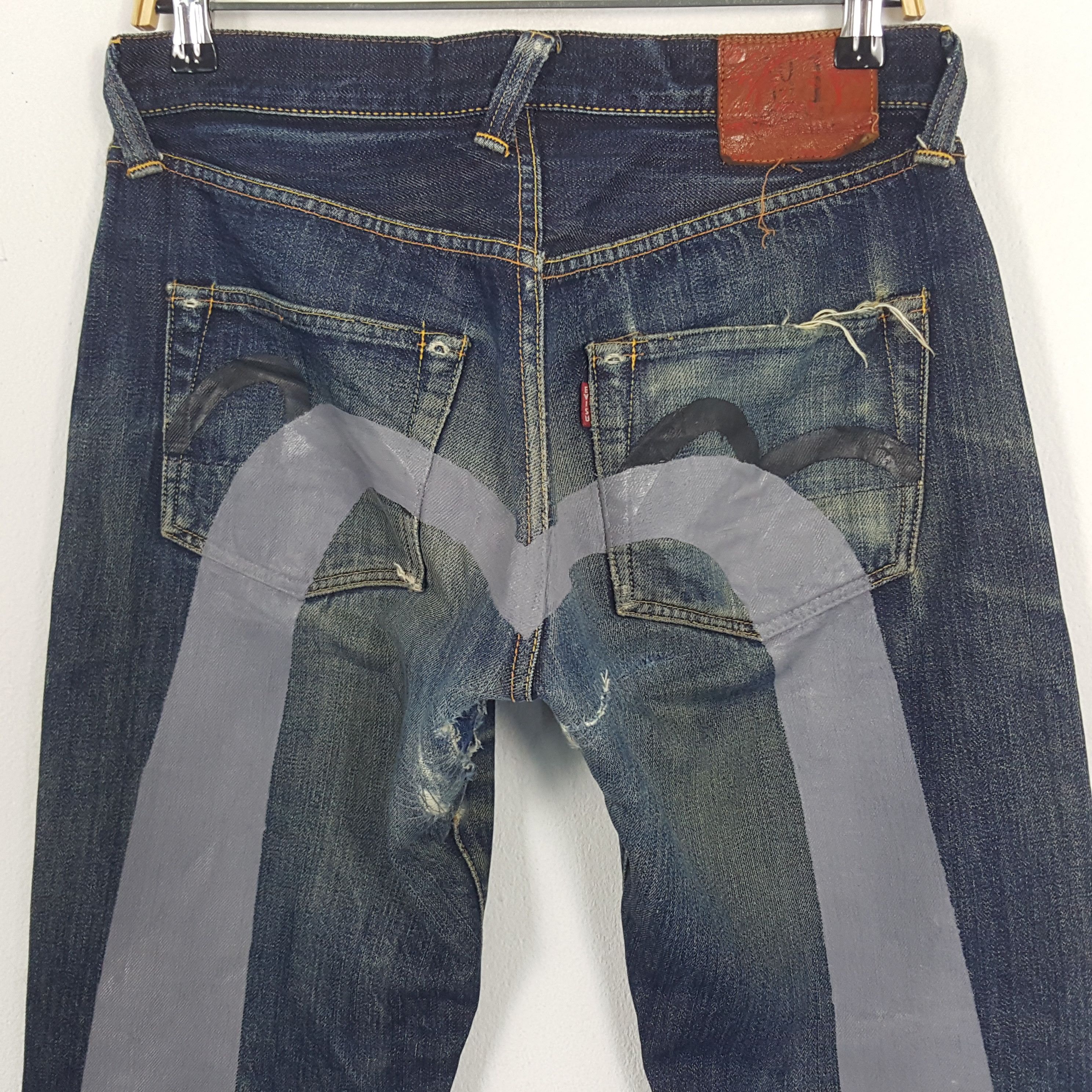 Evisu × Japanese Brand × Vintage Vintage Evisu Selvedge Japan Brand Daicock Custom Denim Jean Size US 30 / EU 46 - 2 Thumbnail