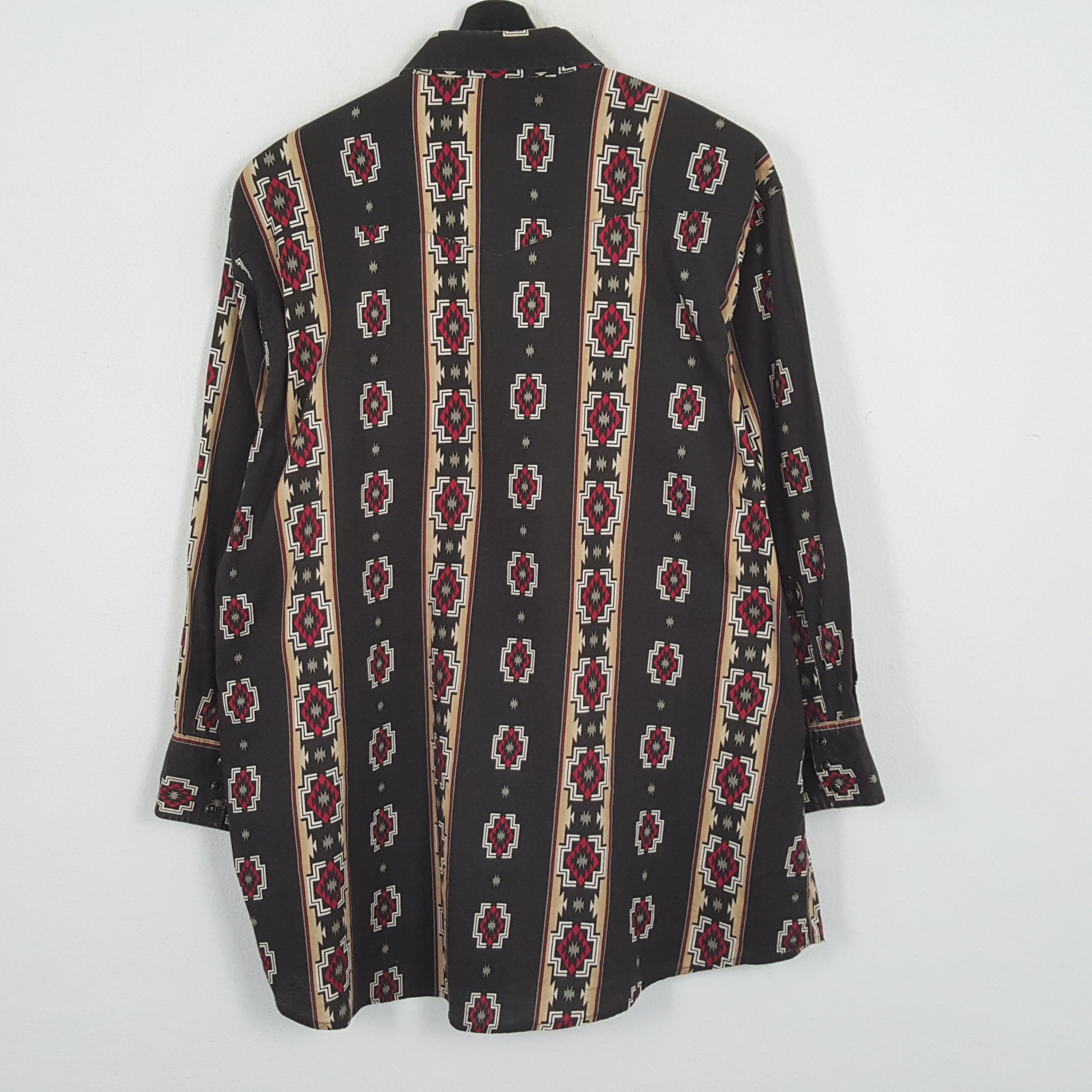 Vintage × Wrangler WRANGLER Rare Classic Fashion Style Shirt Size US XXL / EU 58 / 5 - 3 Thumbnail