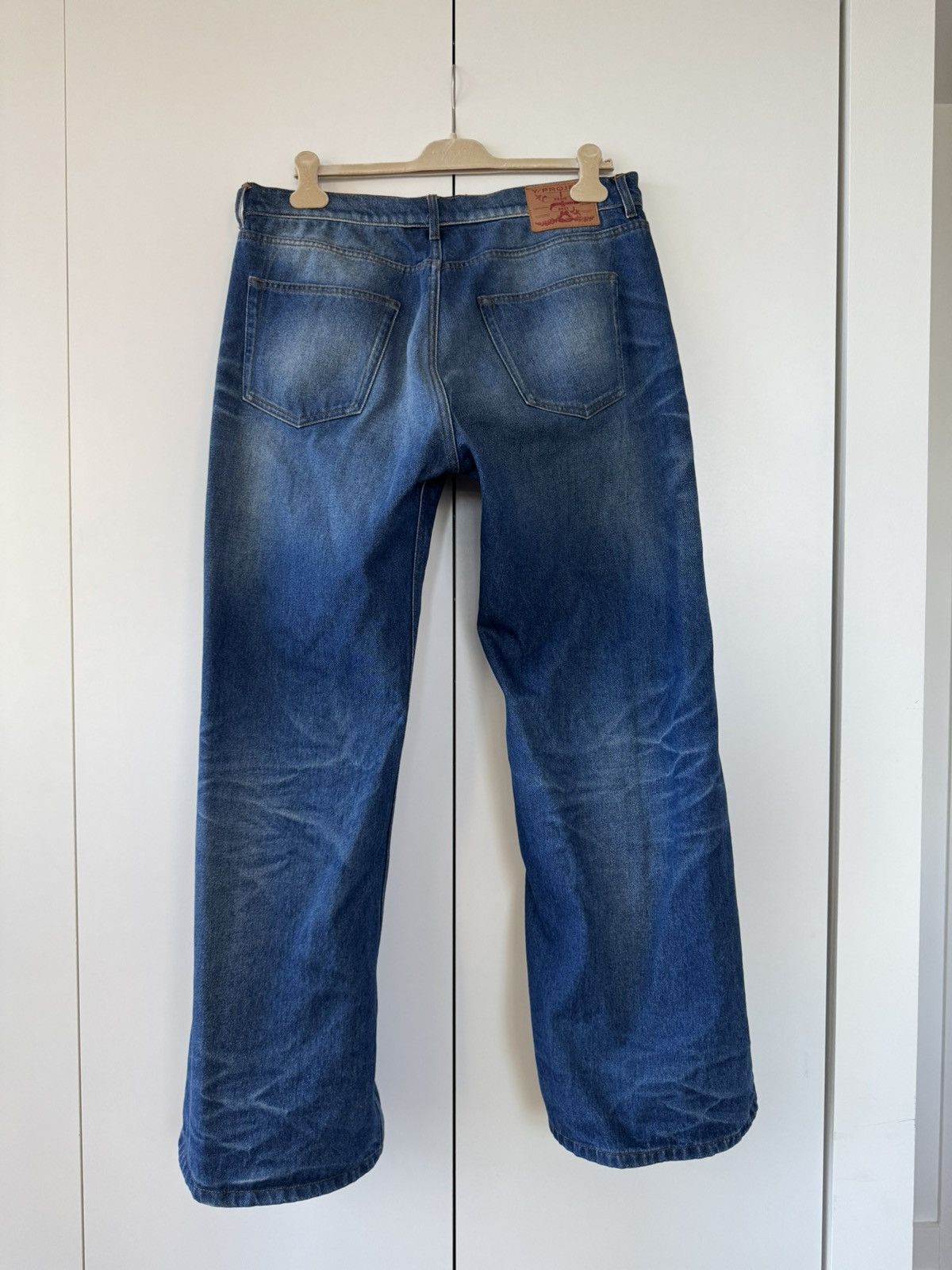 Y/Project SS22 SSENSE Navy Acid Wash Wire Jeans 36 Size US 36 / EU 52 - 8 Thumbnail