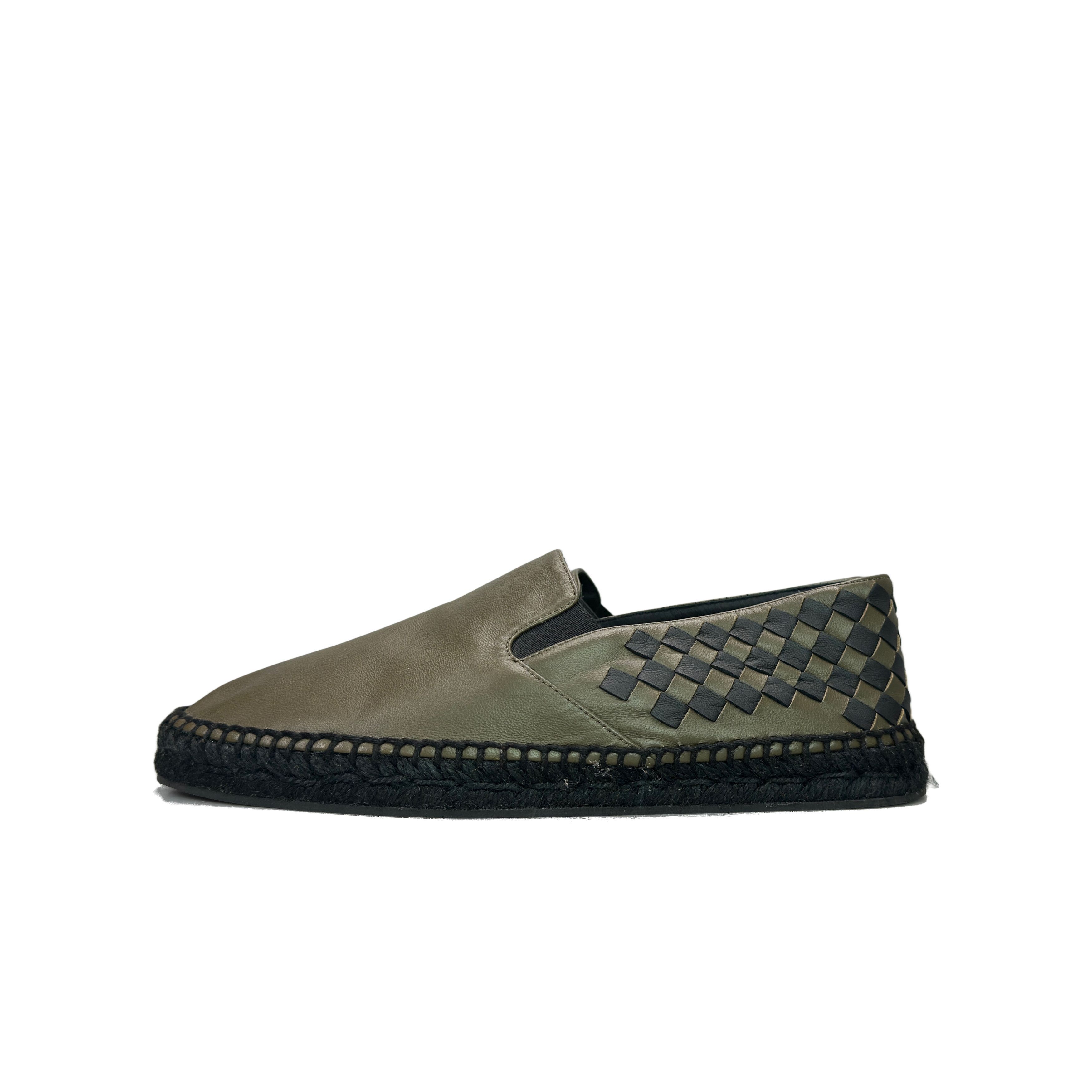 Bottega Veneta Bottega Veneta Intrecciato Leather Espadrilles US 6 Size US 6 / EU 39 - 1 Thumbnail