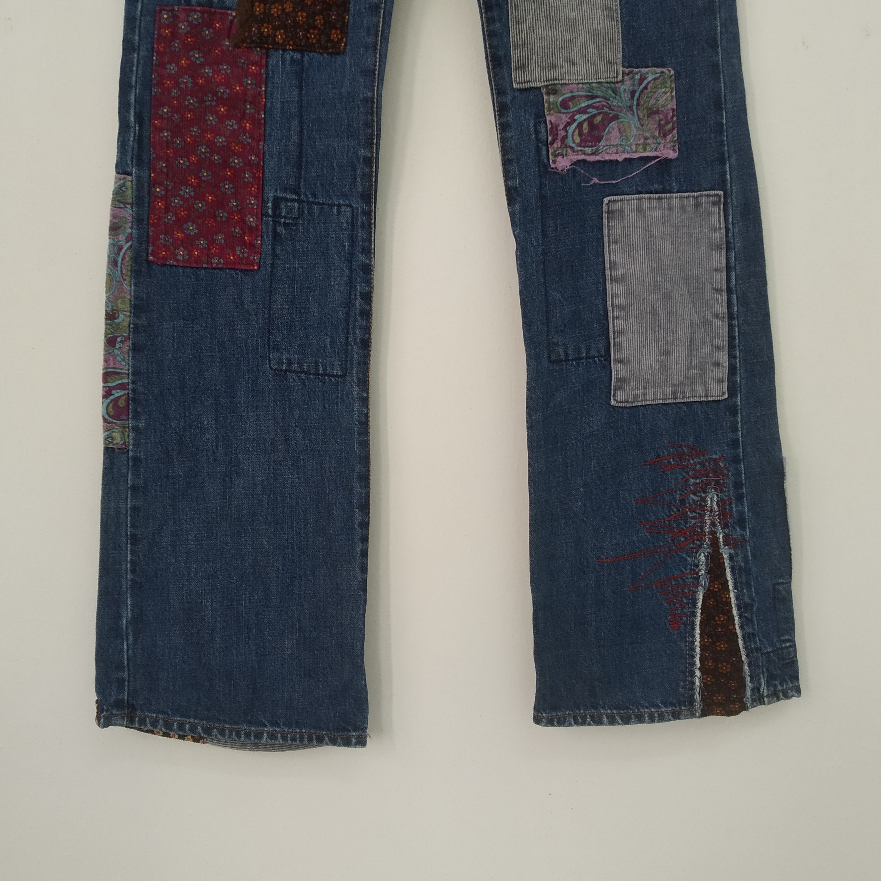 Hysteric Glamour Vintage Hysteric Glamour Japan Patchwork Inspired Kapital Size US 31 - 5 Thumbnail