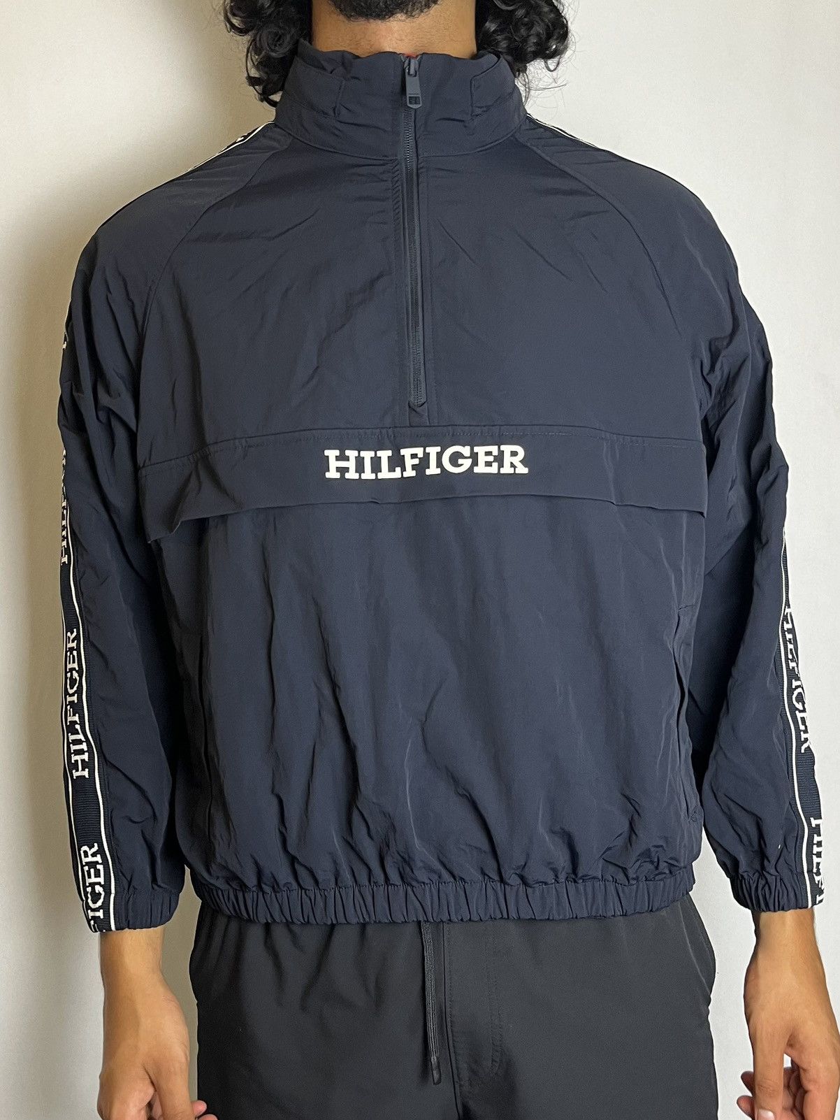 Tommy Hilfiger Tommy Hilfiger Half-Zip Water-Repellent Windbreaker Size US S / EU 44-46 / 1 - 2 Thumbnail