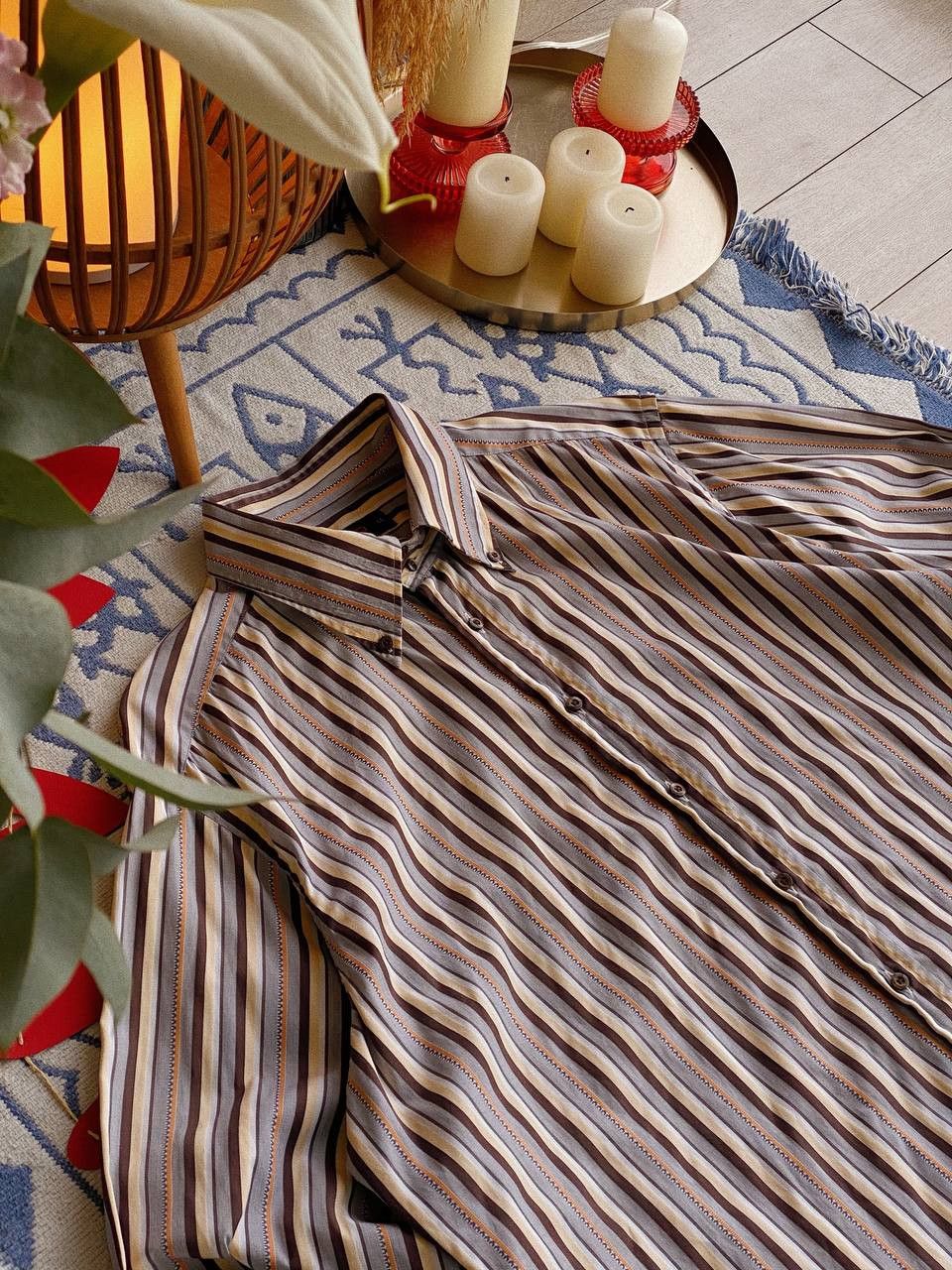 Etro Etro Shirt Lot 5 pcs Stripe Size US XL / EU 56 / 4 - 9 Thumbnail
